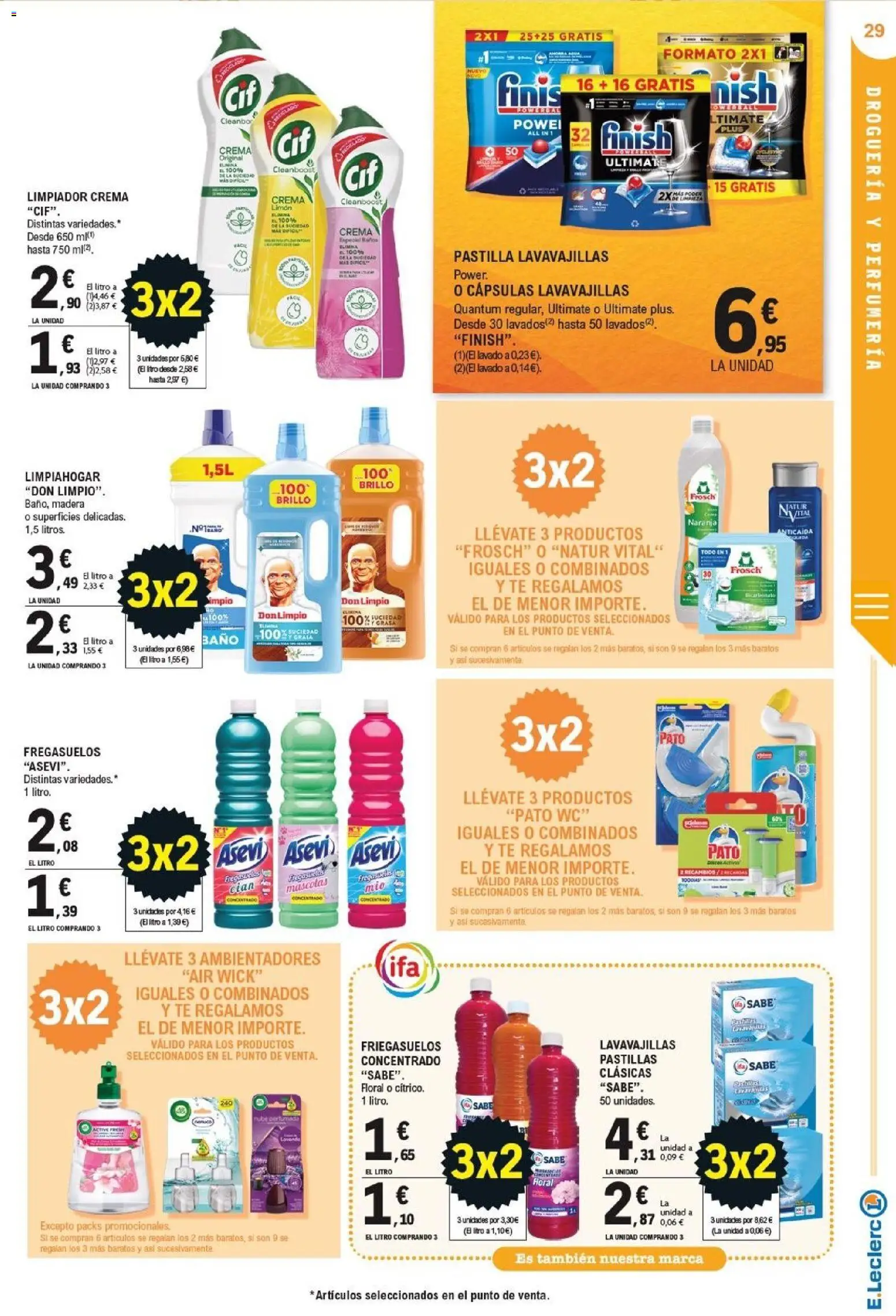 E.Leclerc - Soria │ válido desde el 21/10/2026 | Página: 29 | Productos: Crema, Té, Pato, Baño