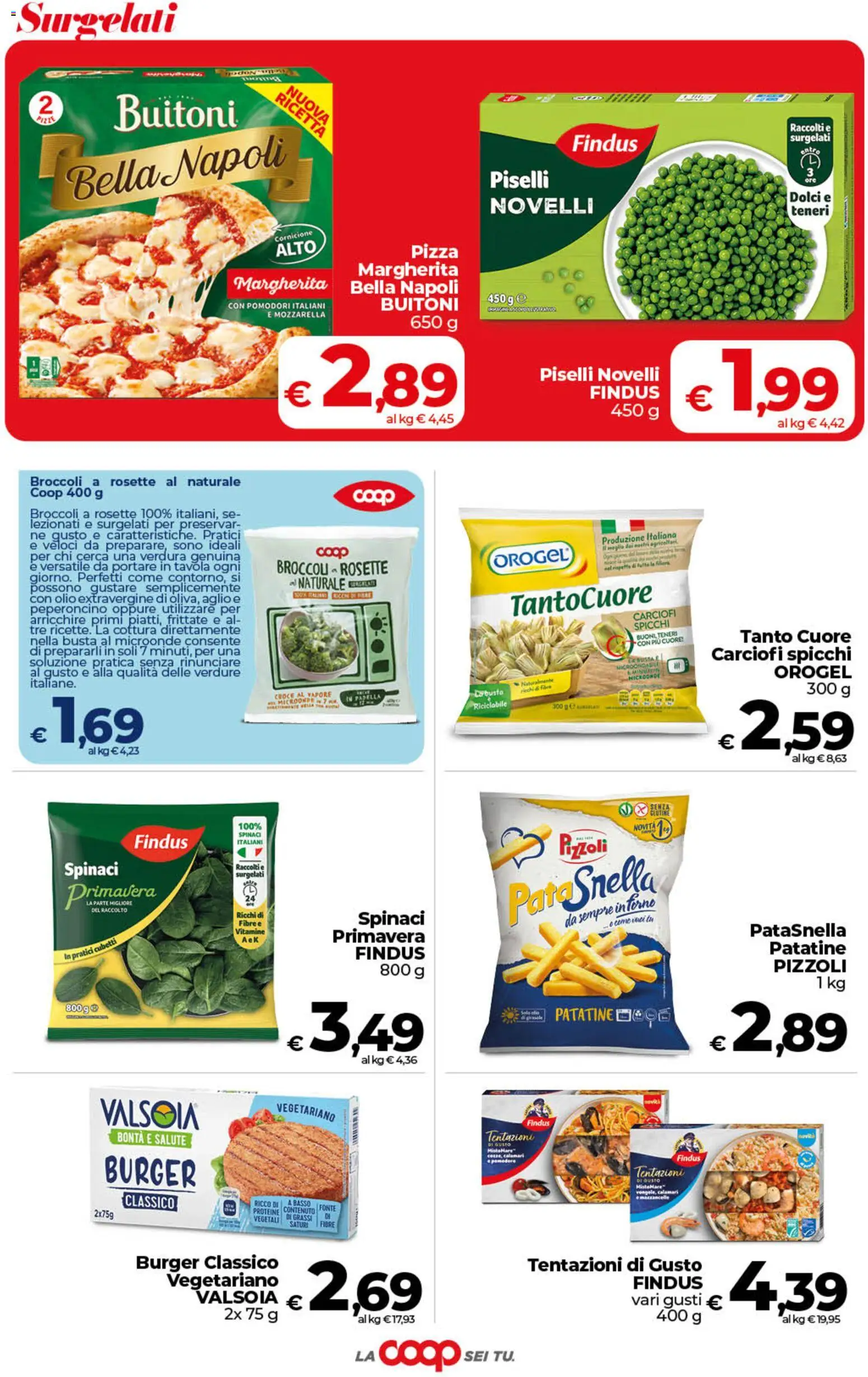 Volantino COOP del 13/10/2026 | Pagina: 31 | Prodotti: Pizza, Aglio, Carciofi, Broccoli