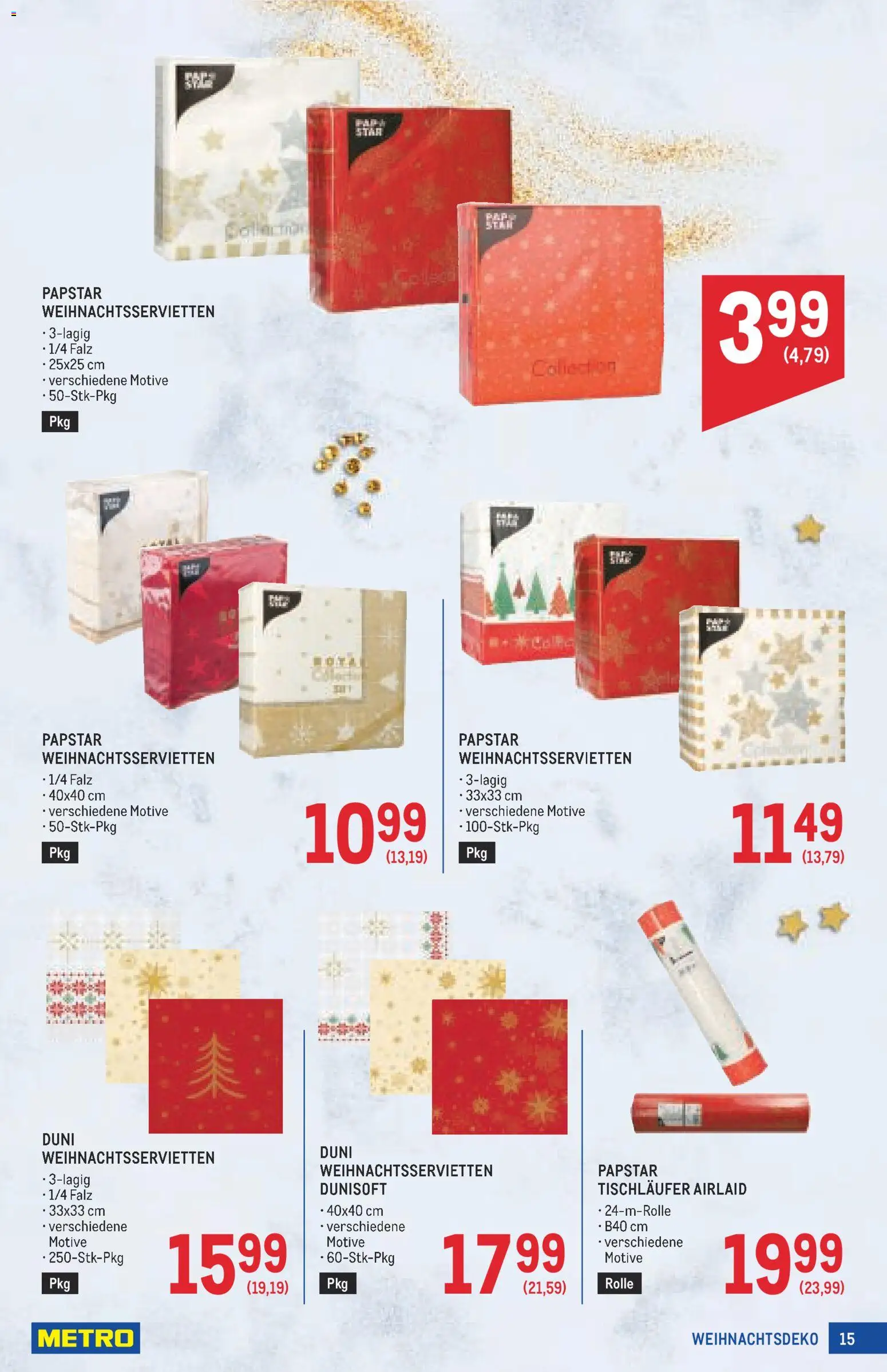 Metro angebote Weihnachtsdeko gültig ab 15.10.2026 | Seite: 15