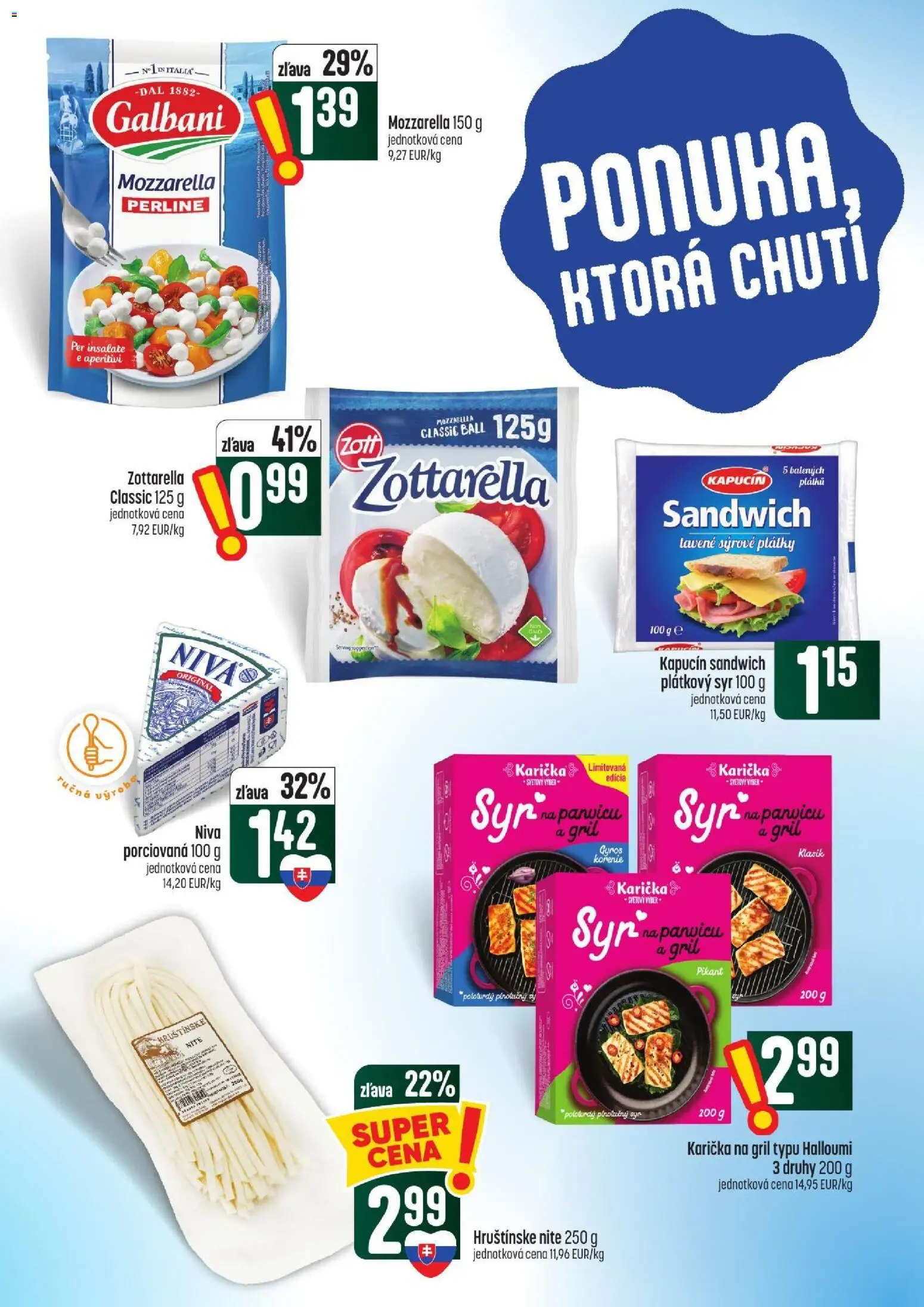 Nové COOP Jednota akcie – leták je platný od 15.10.2026 | Strana: 18 | Produkty: Gril, Plátkový syr, Niva