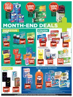 Checkers specials catalogue – valid from 20.04.2026 | Page: 19 | Products: Antiseptic liquid, Cough syrup, Powder, Nasal spray