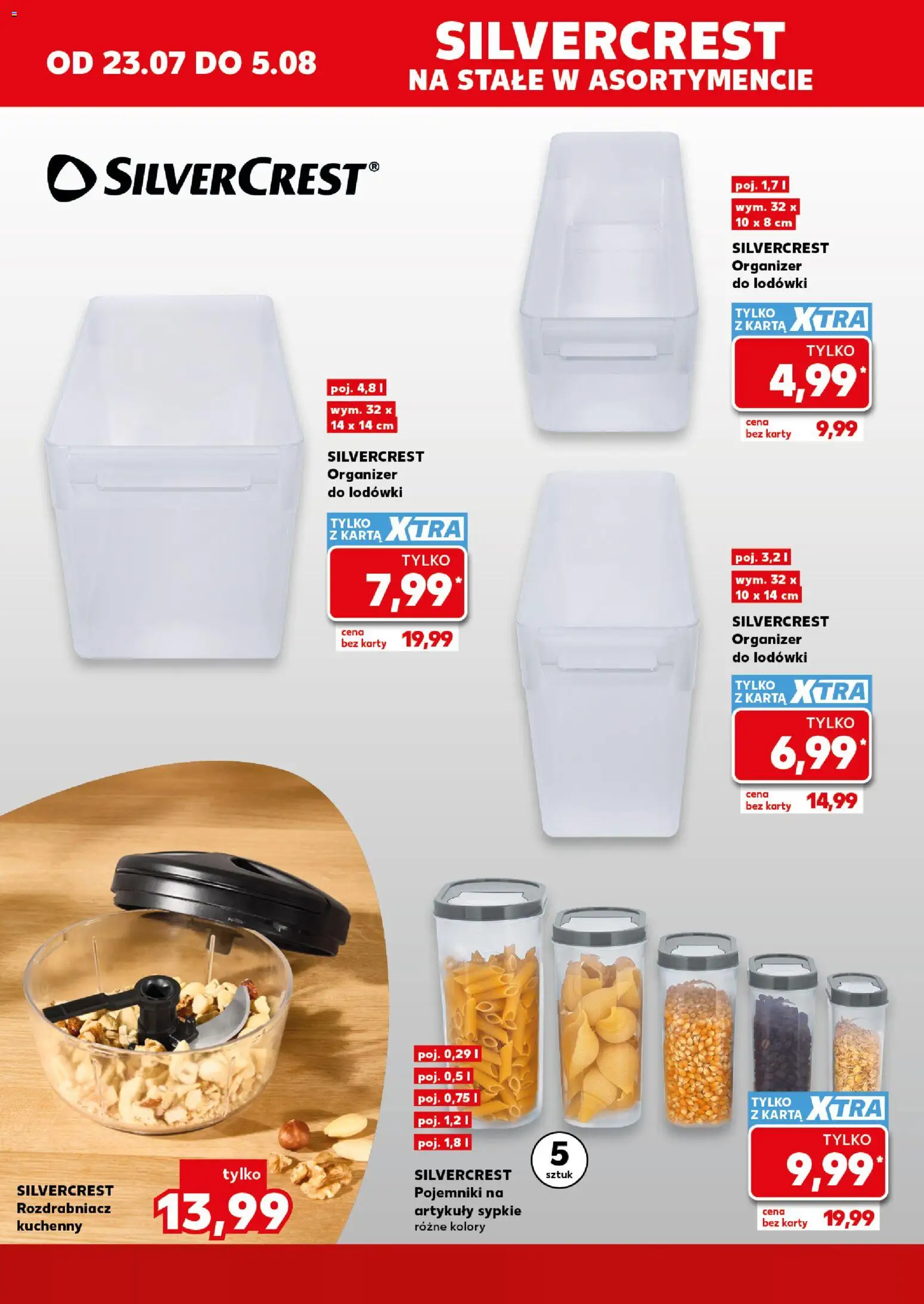 Kaufland Polsko leták - Złap okazje od 23.07.2026 | Strana: 4 | Produkty: Organizér, Karty