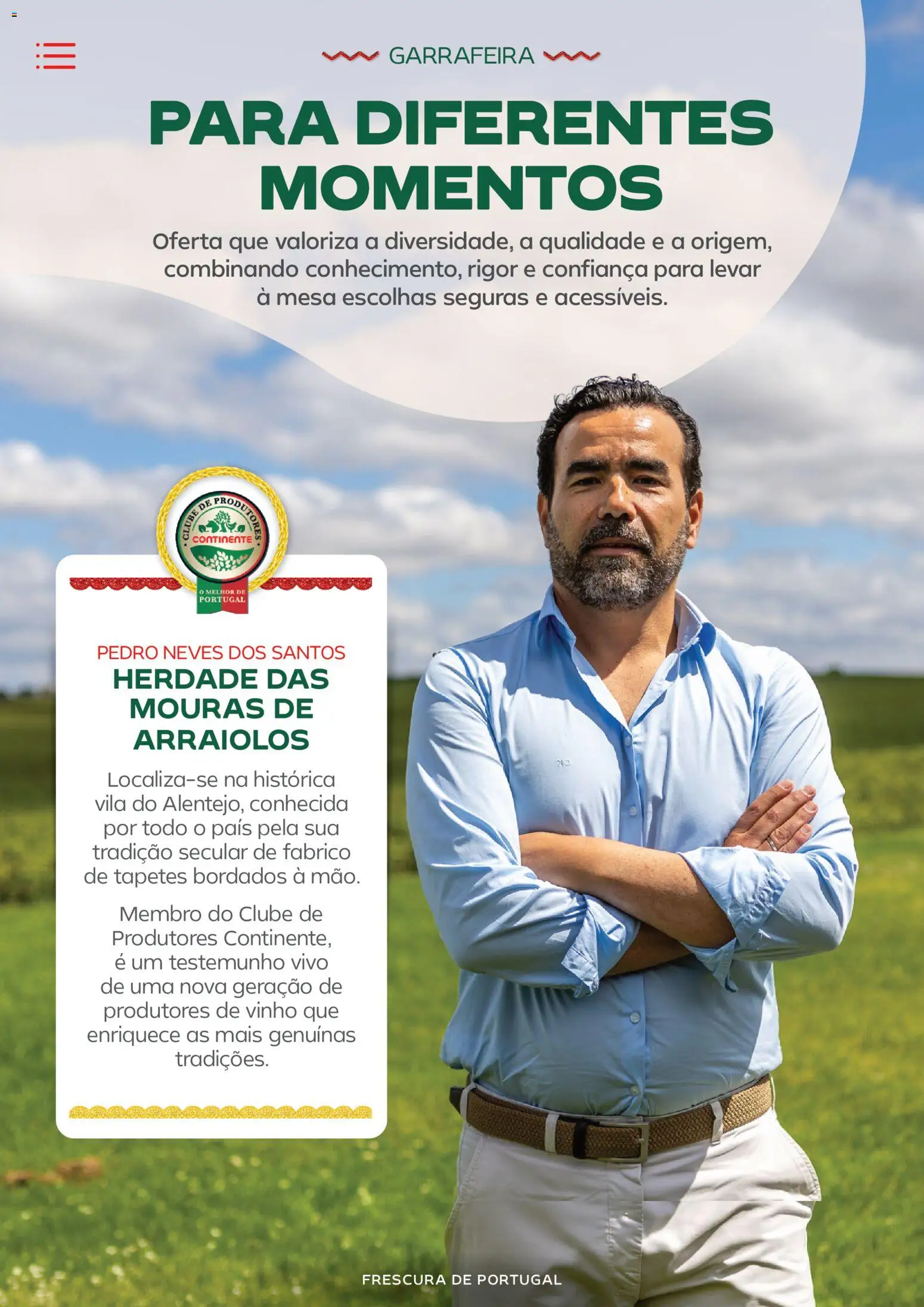 Continente - Frescura de Portugal Direto da origem │ válido de 05.05.2026 | Página: 38 | Produtos: Mesa, Vinho