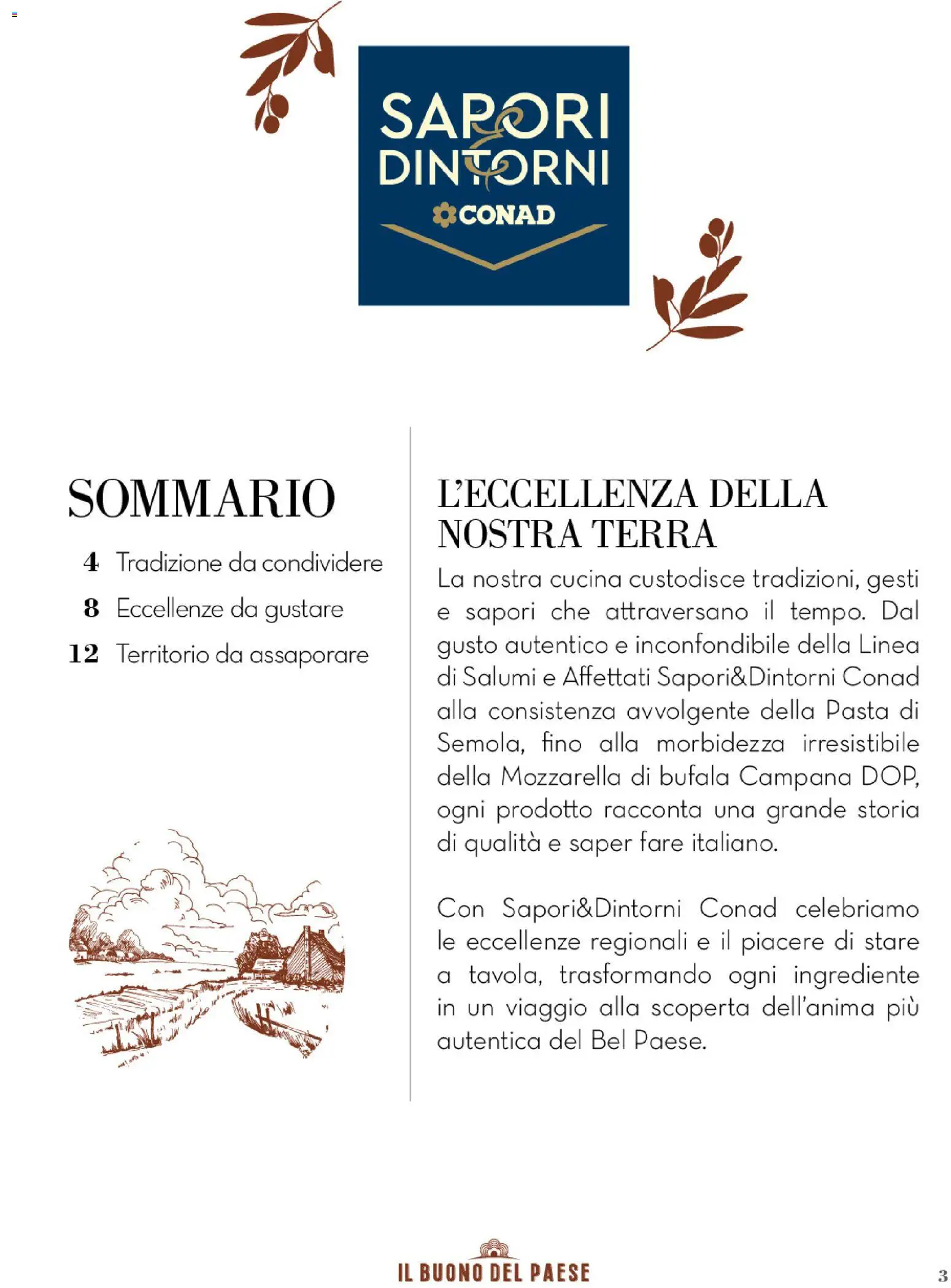 Volantino Conad del 01/07/2026 | Pagina: 3 | Prodotti: Mozzarella, Pasta, Terra
