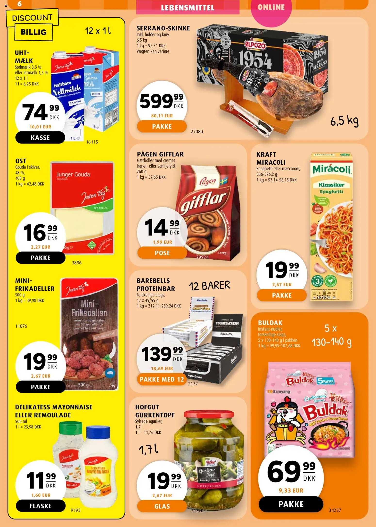 Scandinavian Park tilbudsavis – gyldig fra 22/10/2026 | Side: 6 | Produkter: Kanel, Spaghetti, Remoulade, Frikadeller