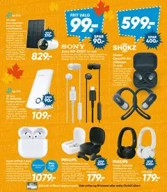Bilka - Tilbudsavis - Nonfood gyldig fra 23/10/2026 | Side: 39 | Produkter: Airpods, Lyd, Høretelefoner, Trådløse høretelefoner