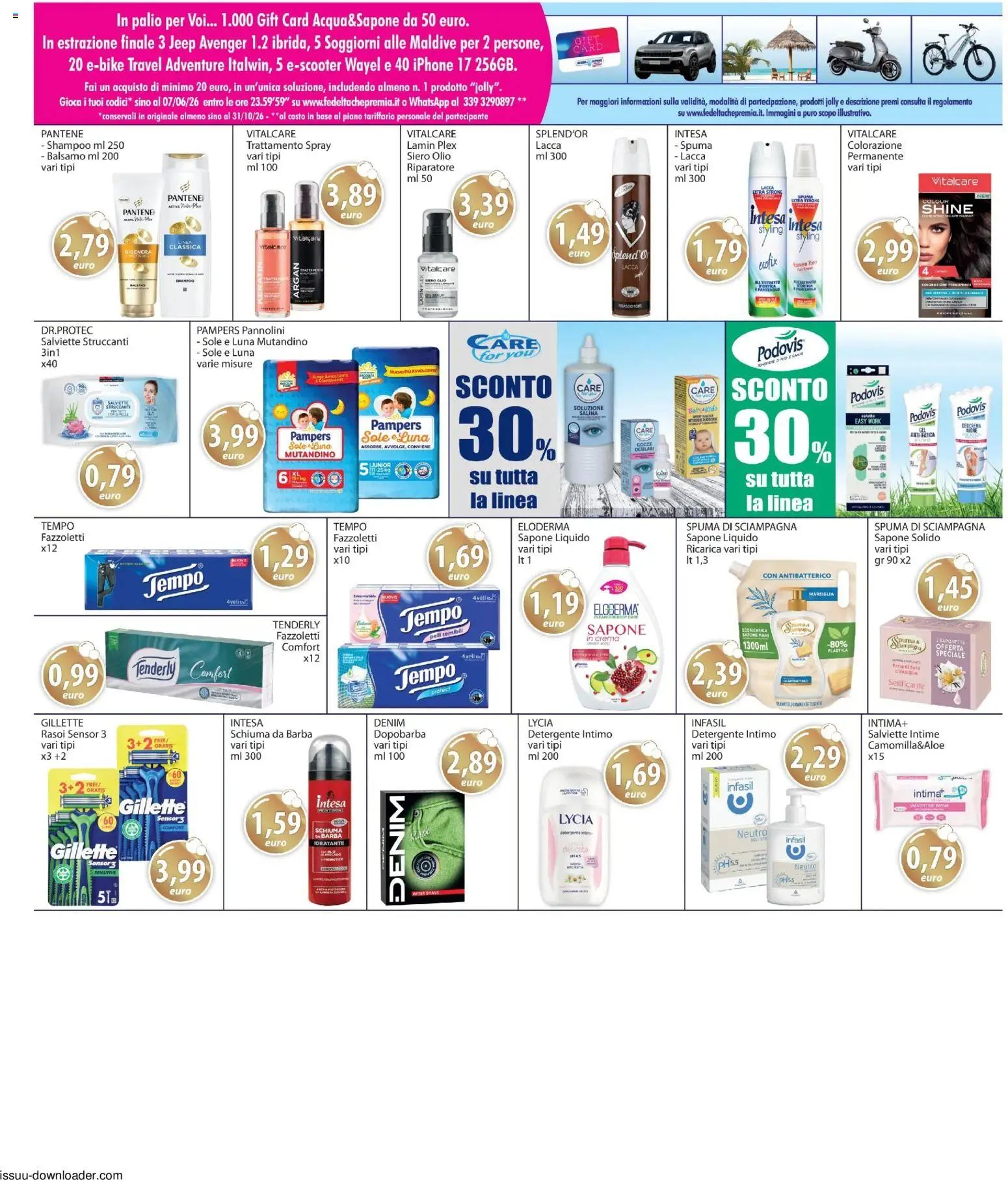 Volantino Acqua e Sapone del 09.04.2026 | Pagina: 15 | Prodotti: Balsamo, Pannolini, Dopobarba, Pampers