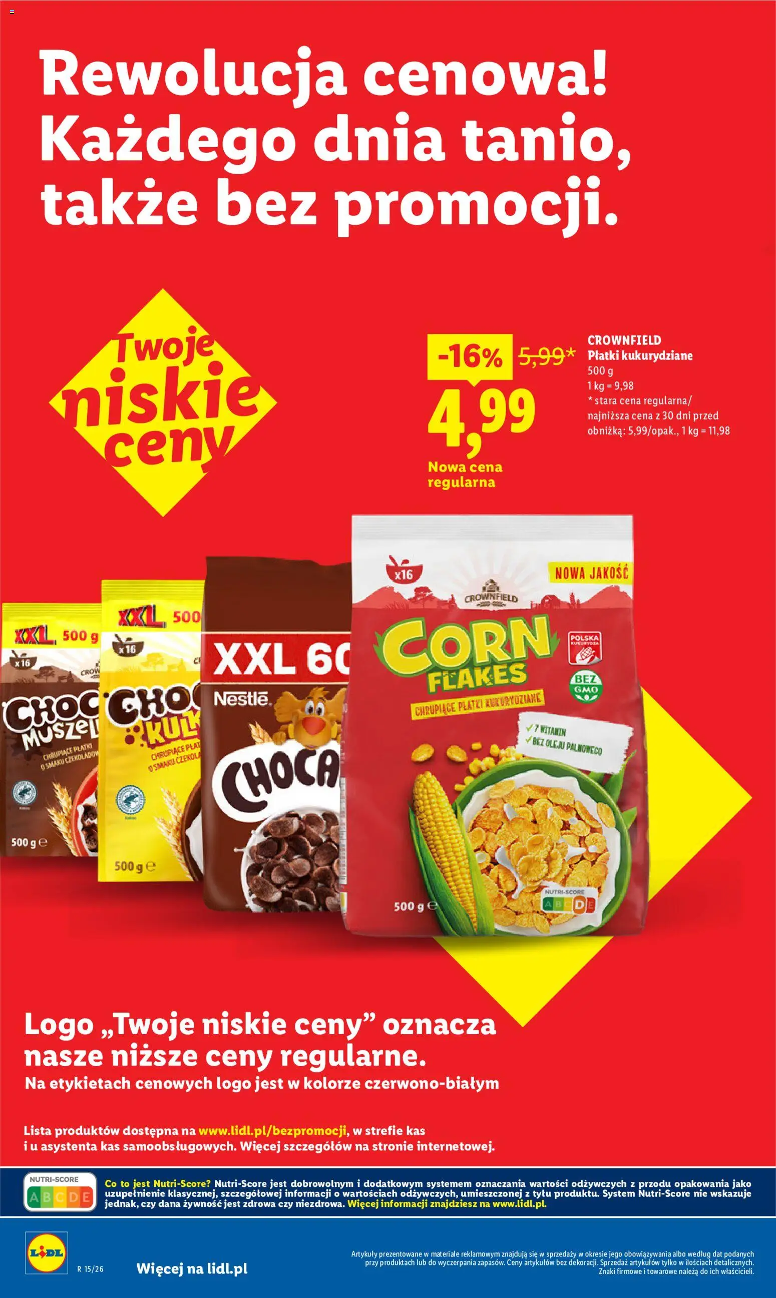 Lidl gazetka - Oszczędzaj każdego dnia od 04.07.2026 | Strona: 14 | Produkty: Czekolady, Żywność, Płatki, Corn Flakes