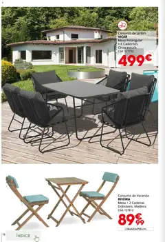 Pré-visualização Conforama Jardim válido de 19.03.2026 | Página: 16 | Produtos: Cadeiras, Mesa