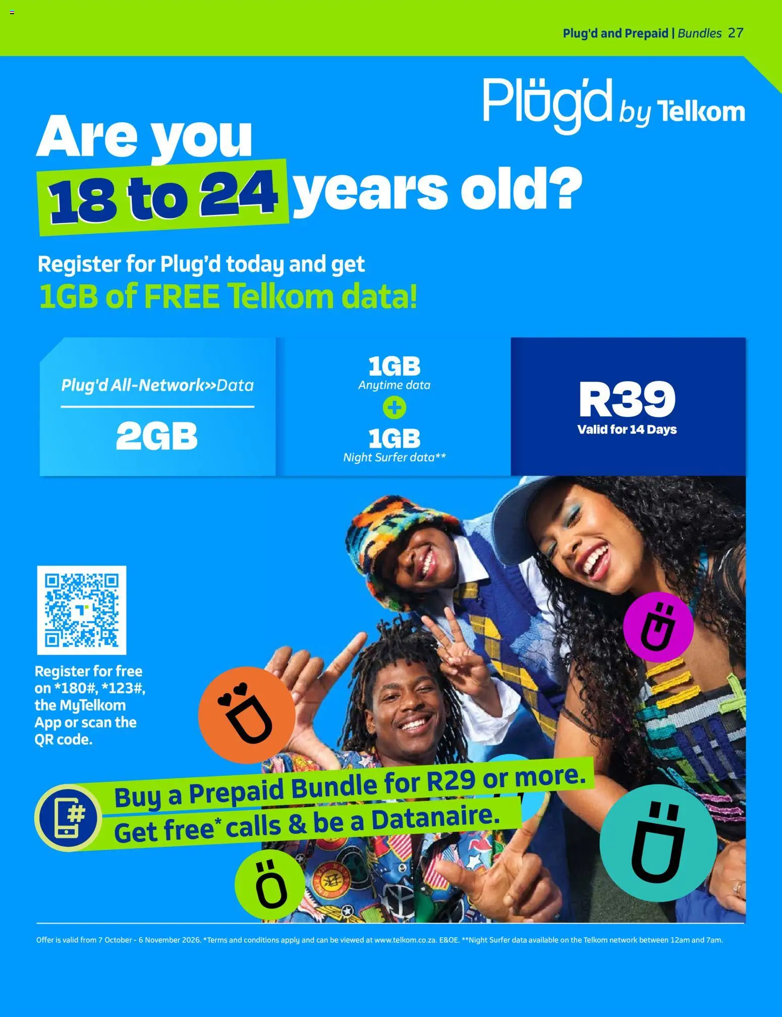 New Telkom catalogue – valid from 07/10/2026 | Page: 27 | Products: Data
