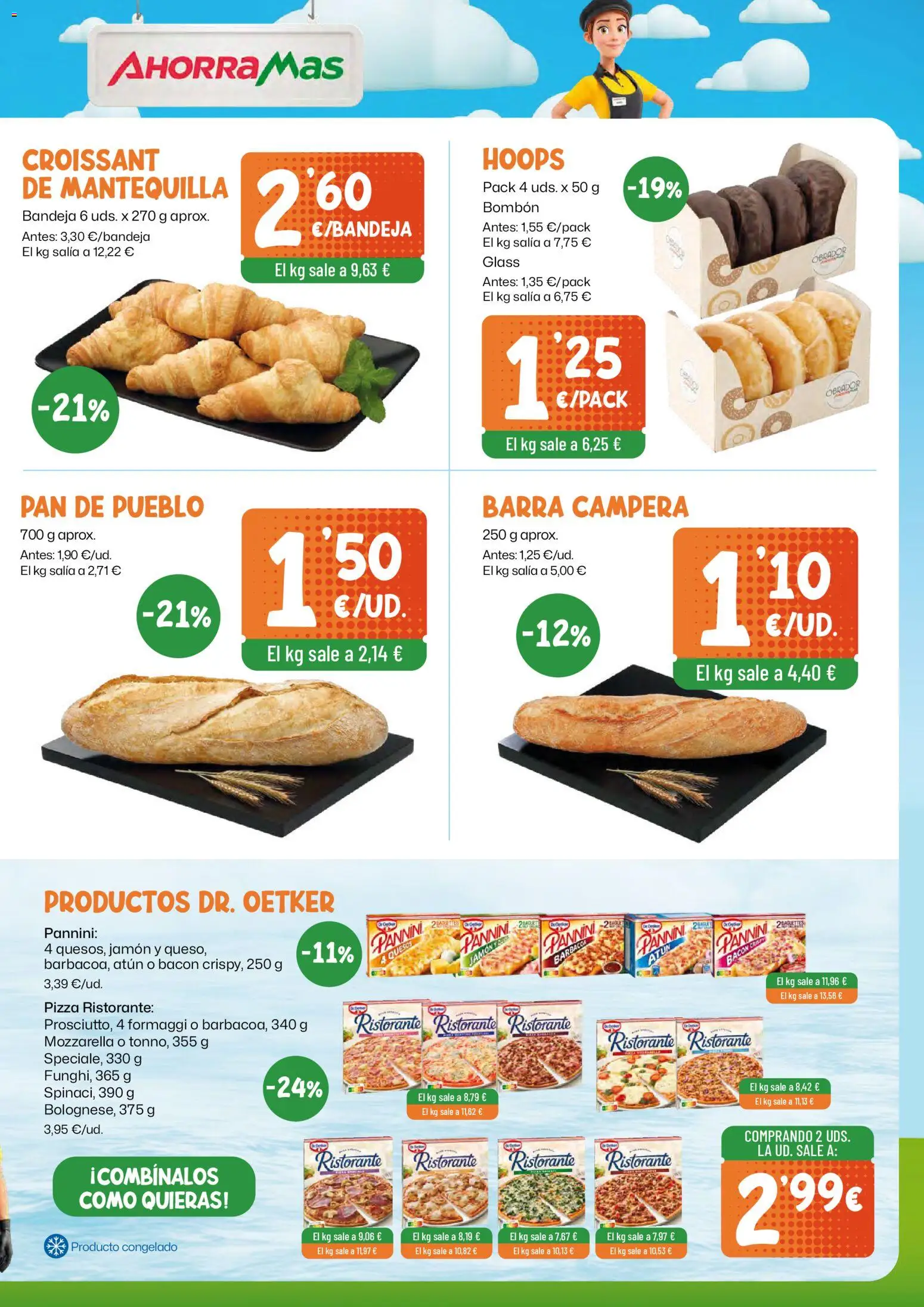 AhorraMas folleto │ válido desde el 27/08/2026 | Página: 5 | Productos: Pizza, Barbacoa, Bandeja, Bacon