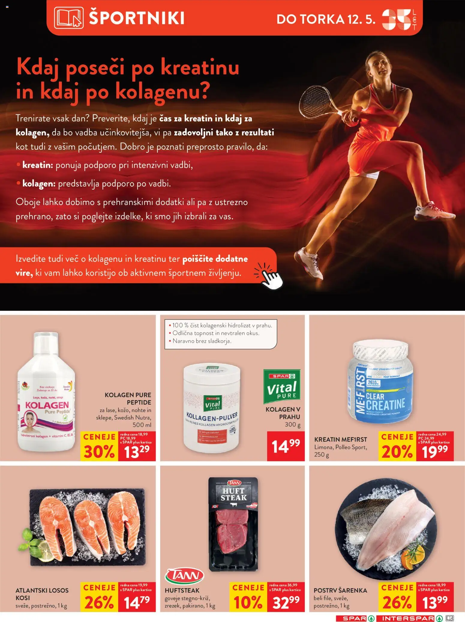 Novi Spar katalog ponudbe – veljaven od 06.05.2026 | Stran: 15 | Izdelki: Postrv, Losos