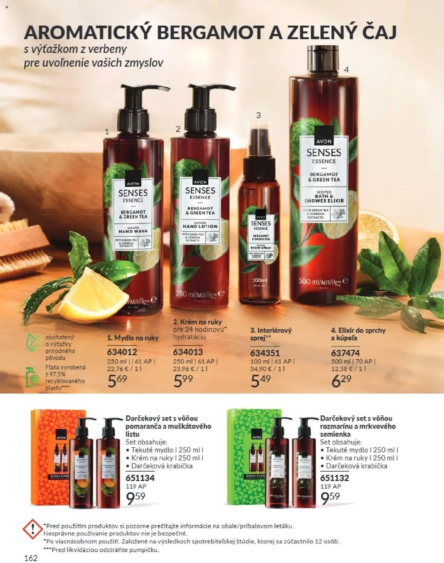Nové Avon akcie – leták je platný od 01.08.2026 | Strana: 162 | Produkty: Krém na ruky, Mydlo, Krém, Zelený čaj