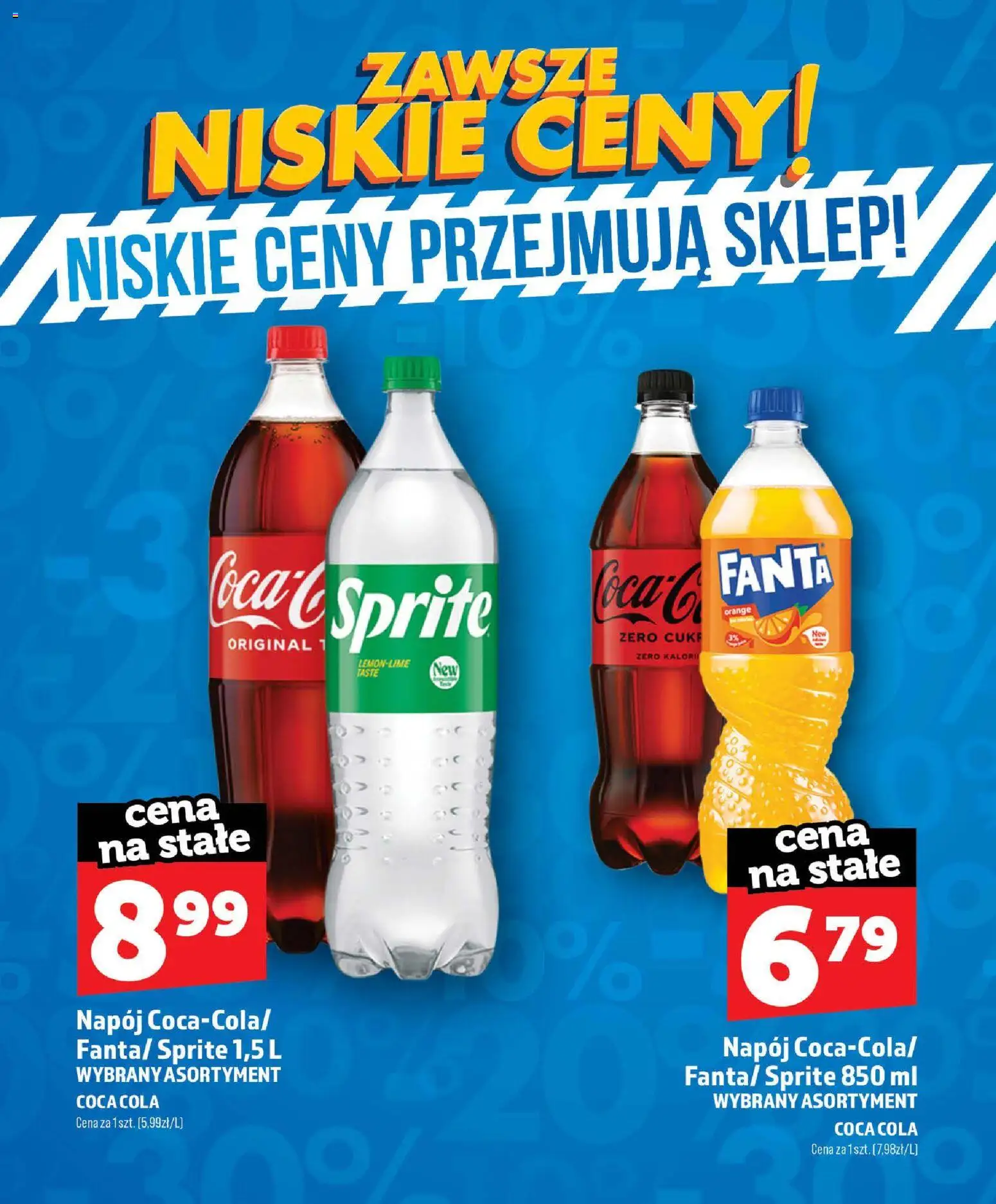 Topaz gazetka - Zawsze Niskie Ceny od 01.07.2026 | Strona: 53 | Produkty: Sprite, Coca cola, Fanta
