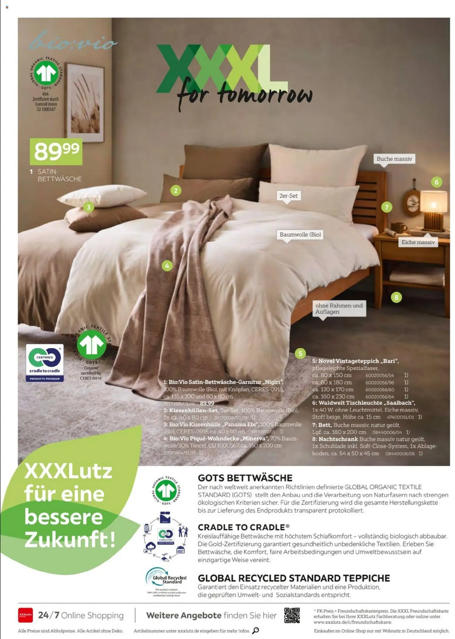 XXXLutz Schöner Einrichten – gültig ab 01.09.2026 | Seite: 12 | Produkte: Bettwäsche