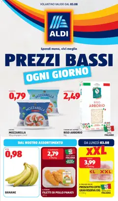 Anteprima del volantino Aldi volantino valido a partire dal 03/08/2026