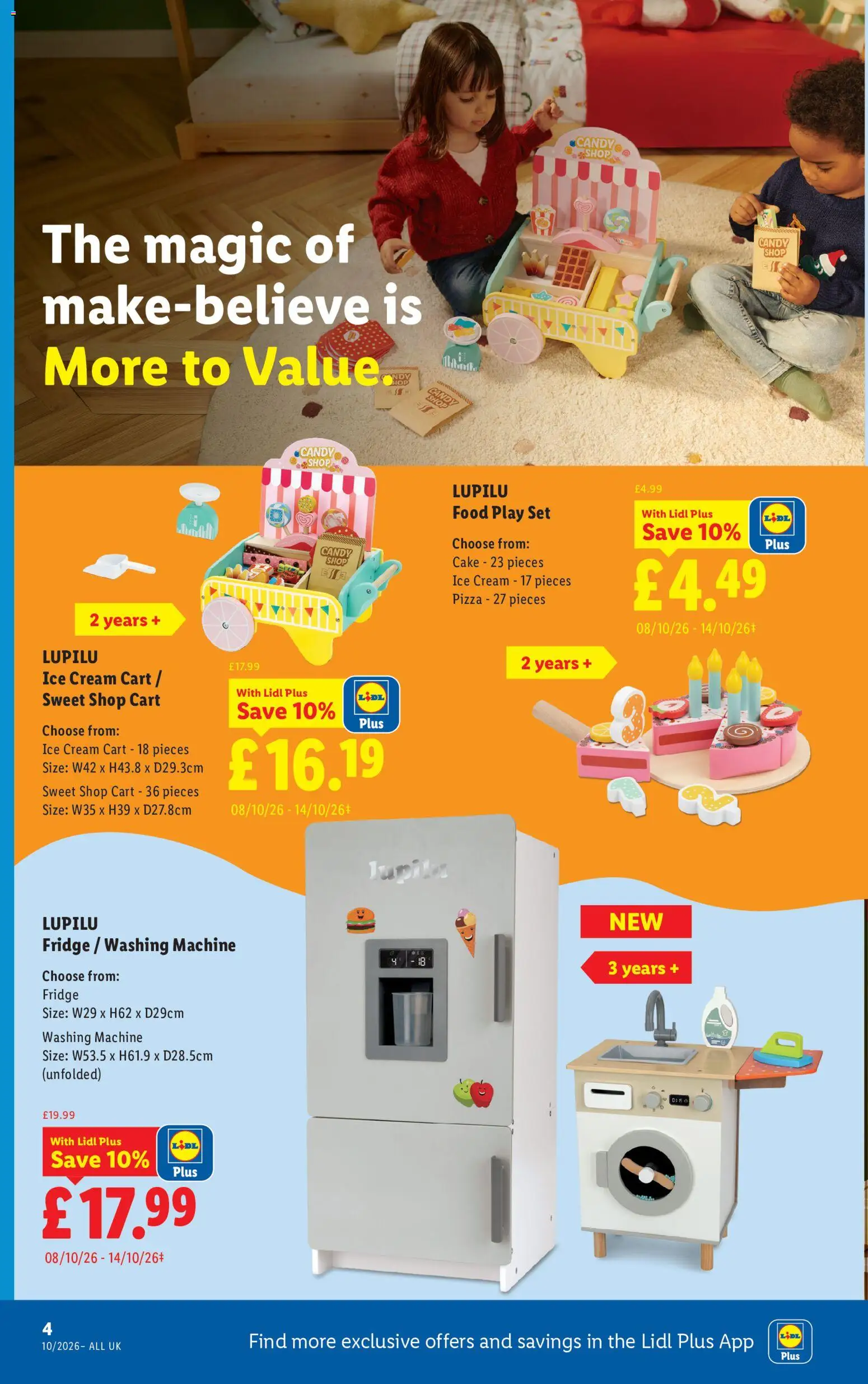 {H1} | Page: 4 | Products: Ice, Pizza, Cake, Washing machine