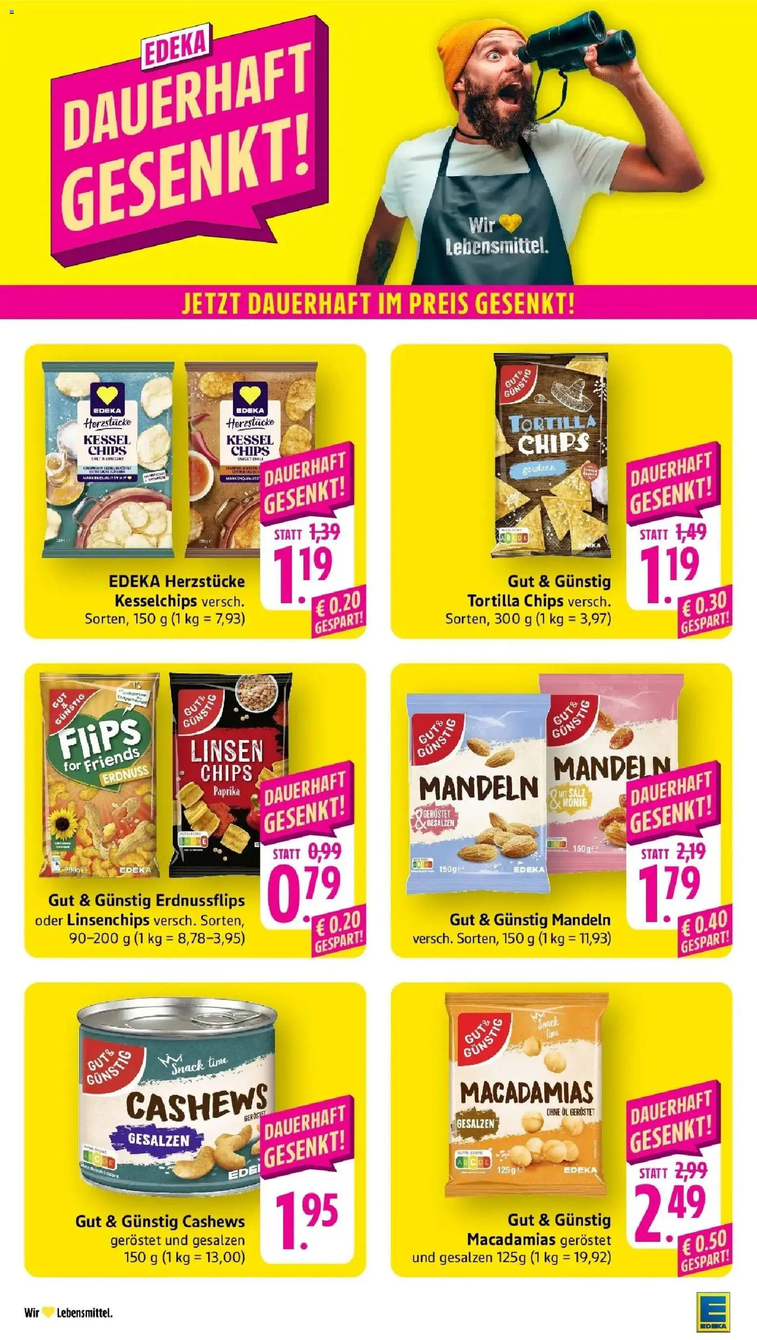 E center Prospekt Freiburg (ab 12.10.2026) zum Blättern | Seite: 34 | Produkte: Öl, Mandeln, Salz, Chili