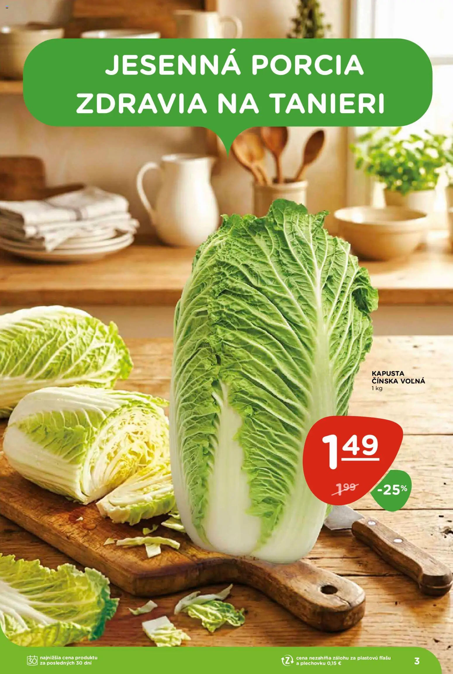 Nové Terno akcie – leták je platný od 15.10.2026 | Strana: 3 | Produkty: Kapusta