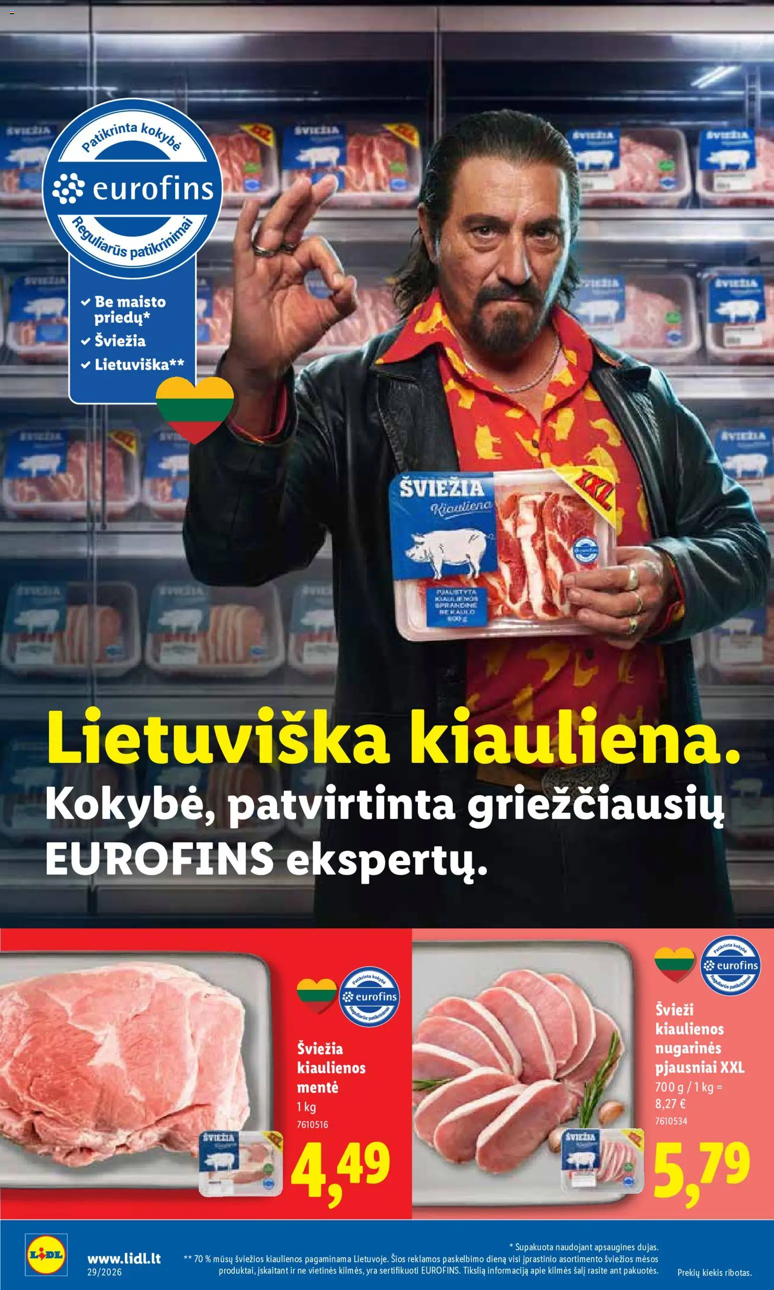 LIDL akcijos nuo 2026.07.13 | Puslapis: 10 | Prekių: Kiaulienos