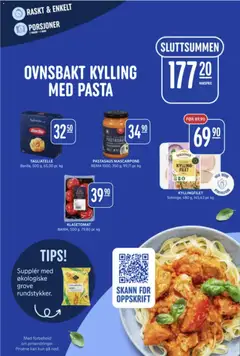Forhåndsvisning av Rema 1000 kundeavis gyldig fra 19/10/2026 | Side: 23 | Produkter: Mascarpone, Pasta, Kyllingfilet, Tagliatelle