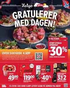 Forhåndsvisning av Meny Helgø kundeavis gyldig fra 11.05.2026