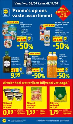Lidl Folder week 28 - Voorbeeld van een folder van Lidl, geldig van 06/07/2026 | Pagina: 16 | Producten: Fles, Gin, Perziken, Citroen