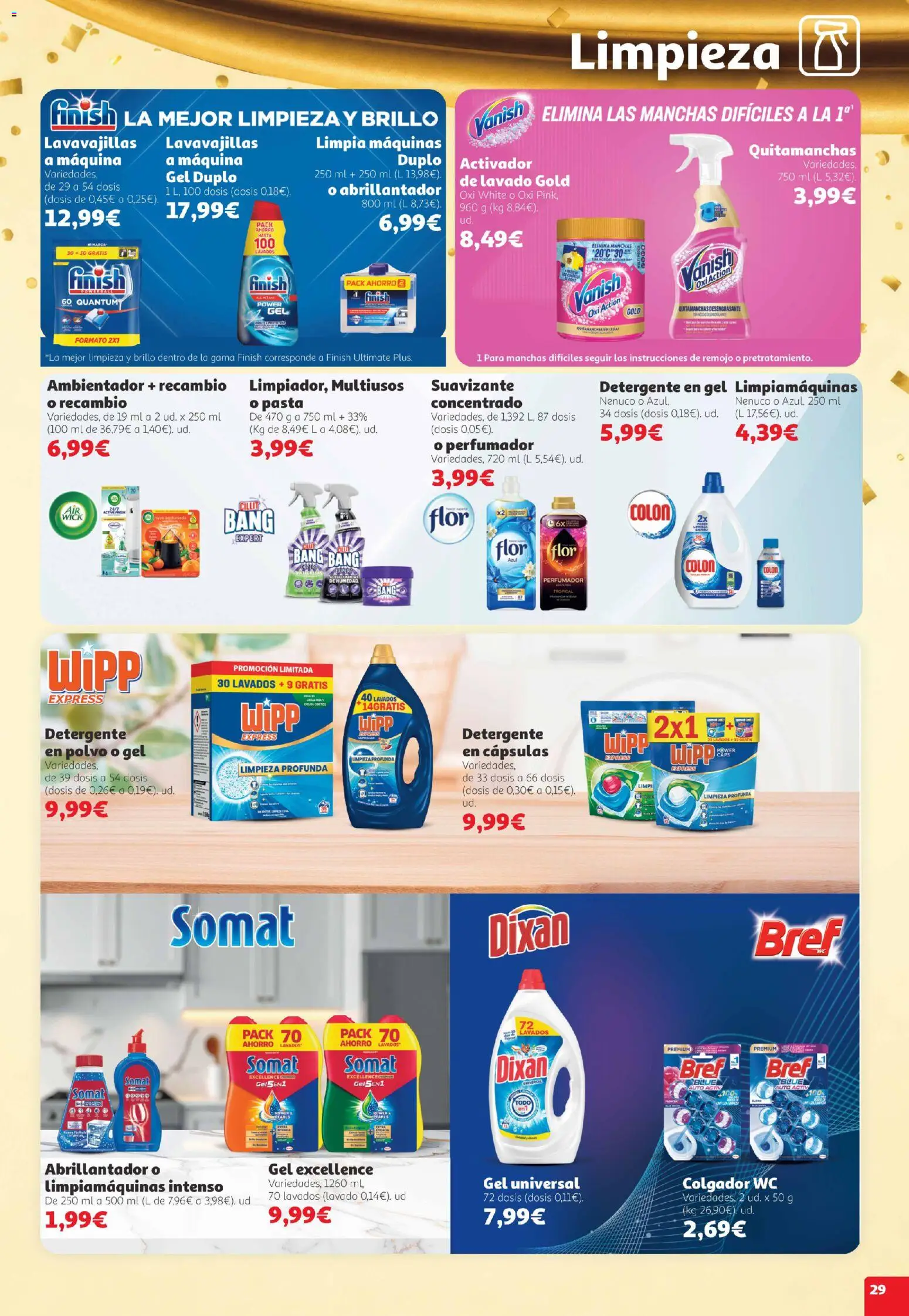 Alcampo folleto Telde │ válido desde el 22/10/2026 | Página: 29 | Productos: Cápsulas, Detergente, Lavavajillas, Ambientador