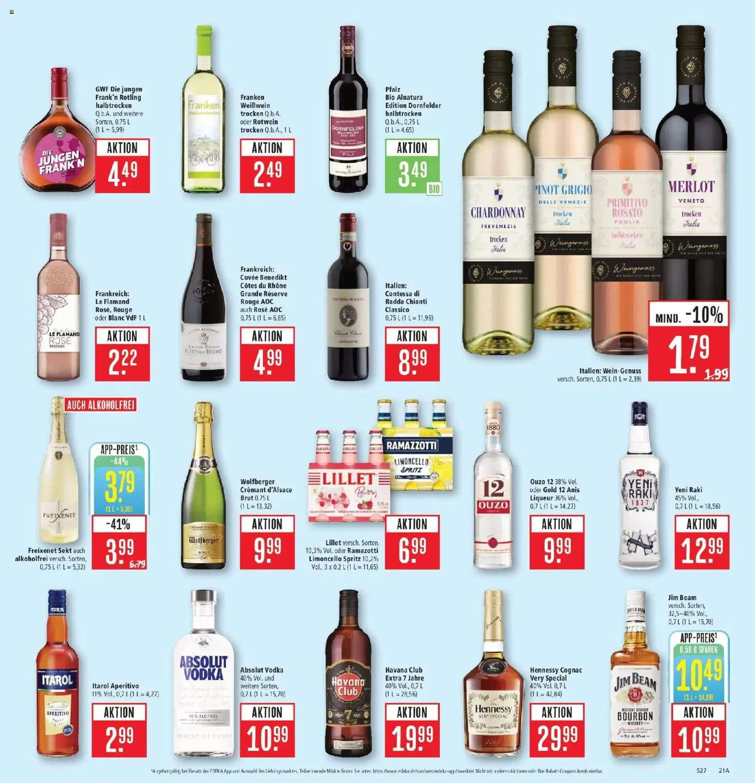 Marktkauf Prospekt Aschaffenburg (ab 31.08.2026) » Angebote online | Seite: 29 | Produkte: Rouge, Lillet, Vodka, Whiskey