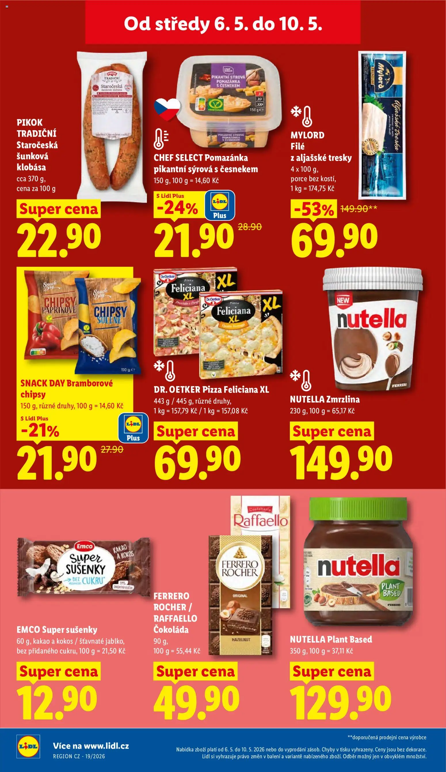 Lidl leták od 06.05.2026 | Strana: 26 | Produkty: Čokoláda, Kakao, File, Pikok
