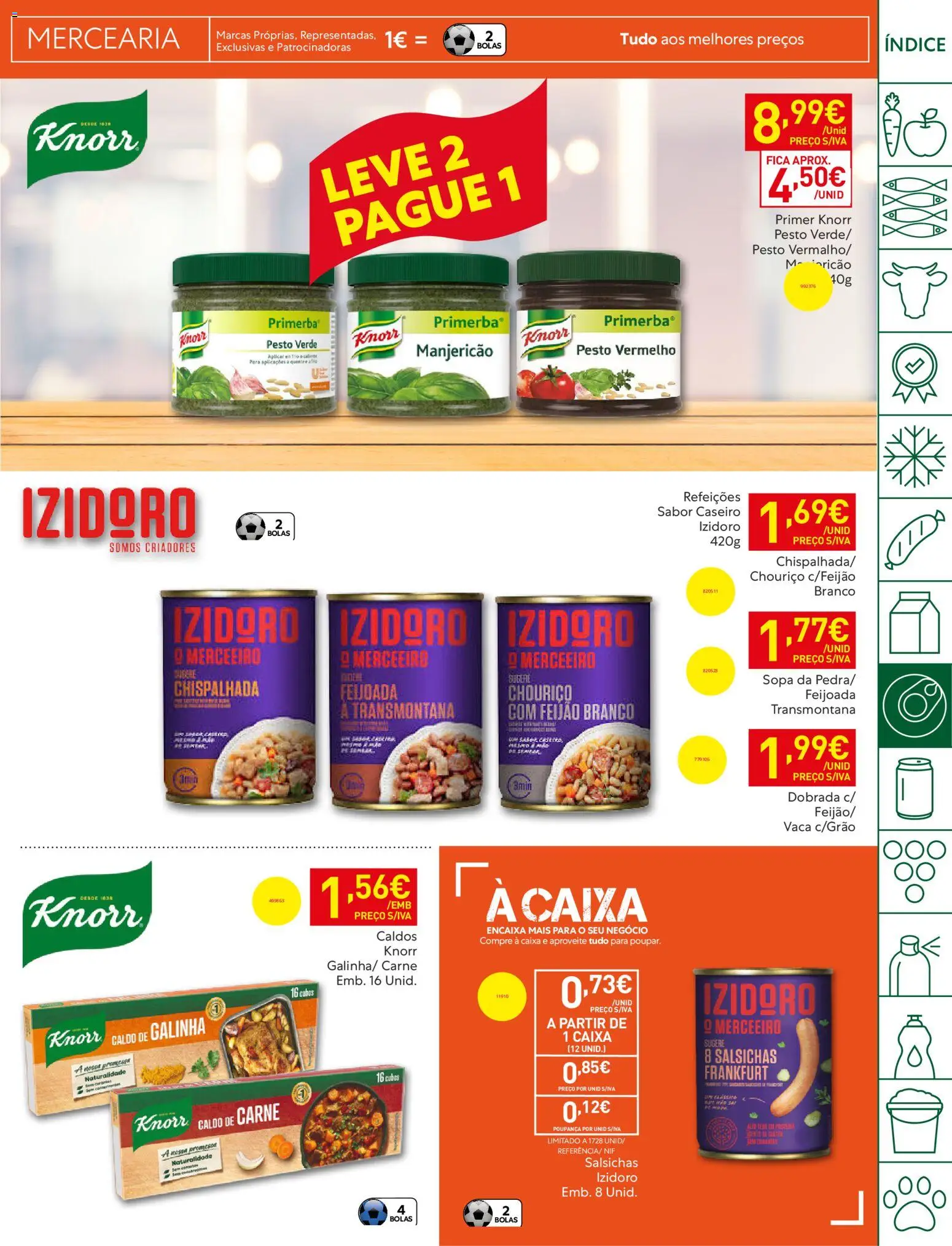 Recheio folheto Madeira │ válido de 05.05.2026 | Página: 23 | Produtos: Primer, Knorr, Chouriço, Carne
