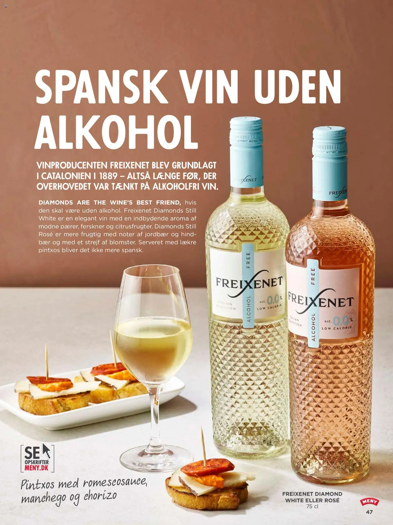 Meny tilbudsavis – gyldig fra 01/10/2026 | Side: 47 | Produkter: Vin, Jordbær, Ferskner