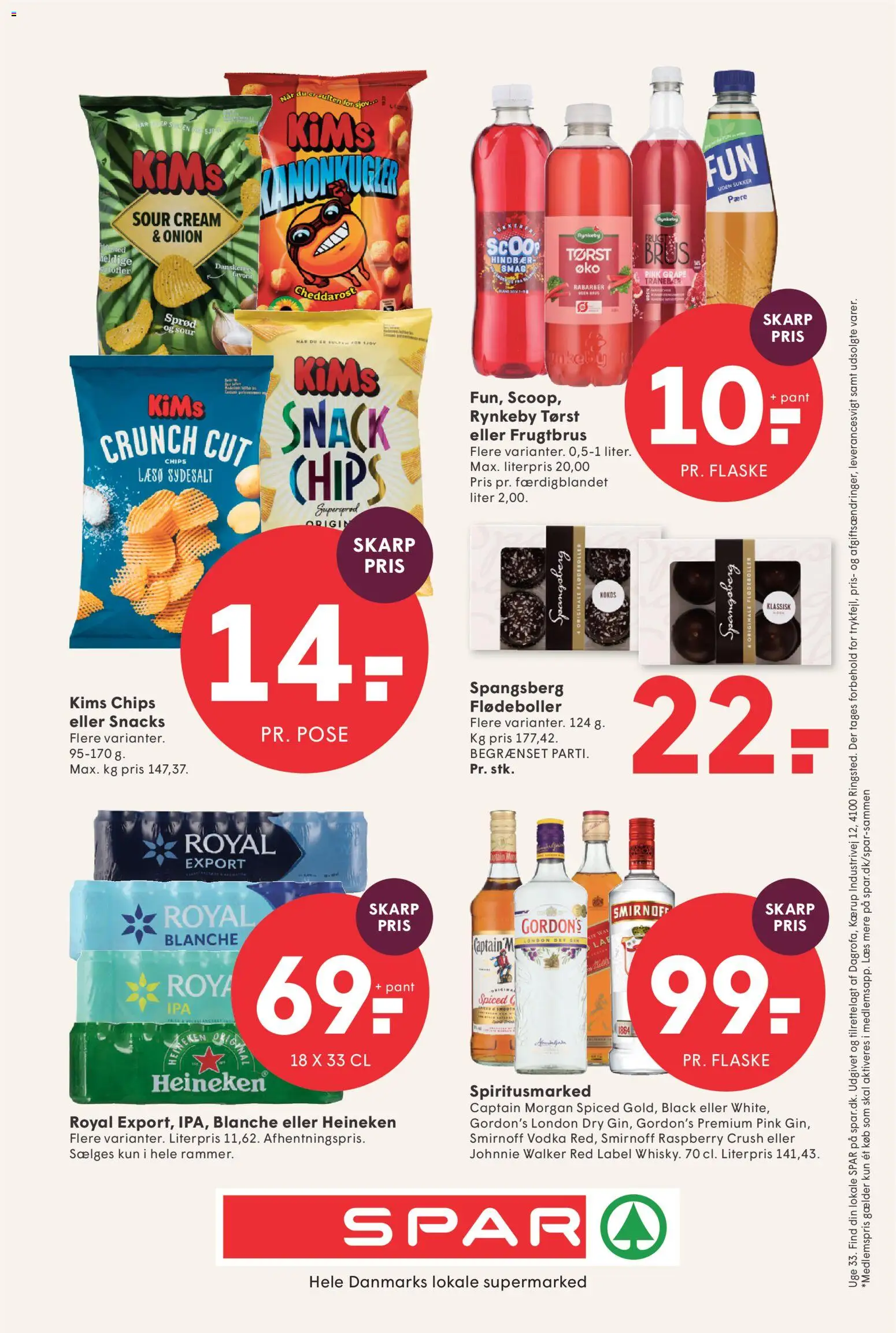 Spar tilbudsavis – gyldig fra 07/08/2026 | Side: 26 | Produkter: Vodka, Hindbær, Sukker, Søm