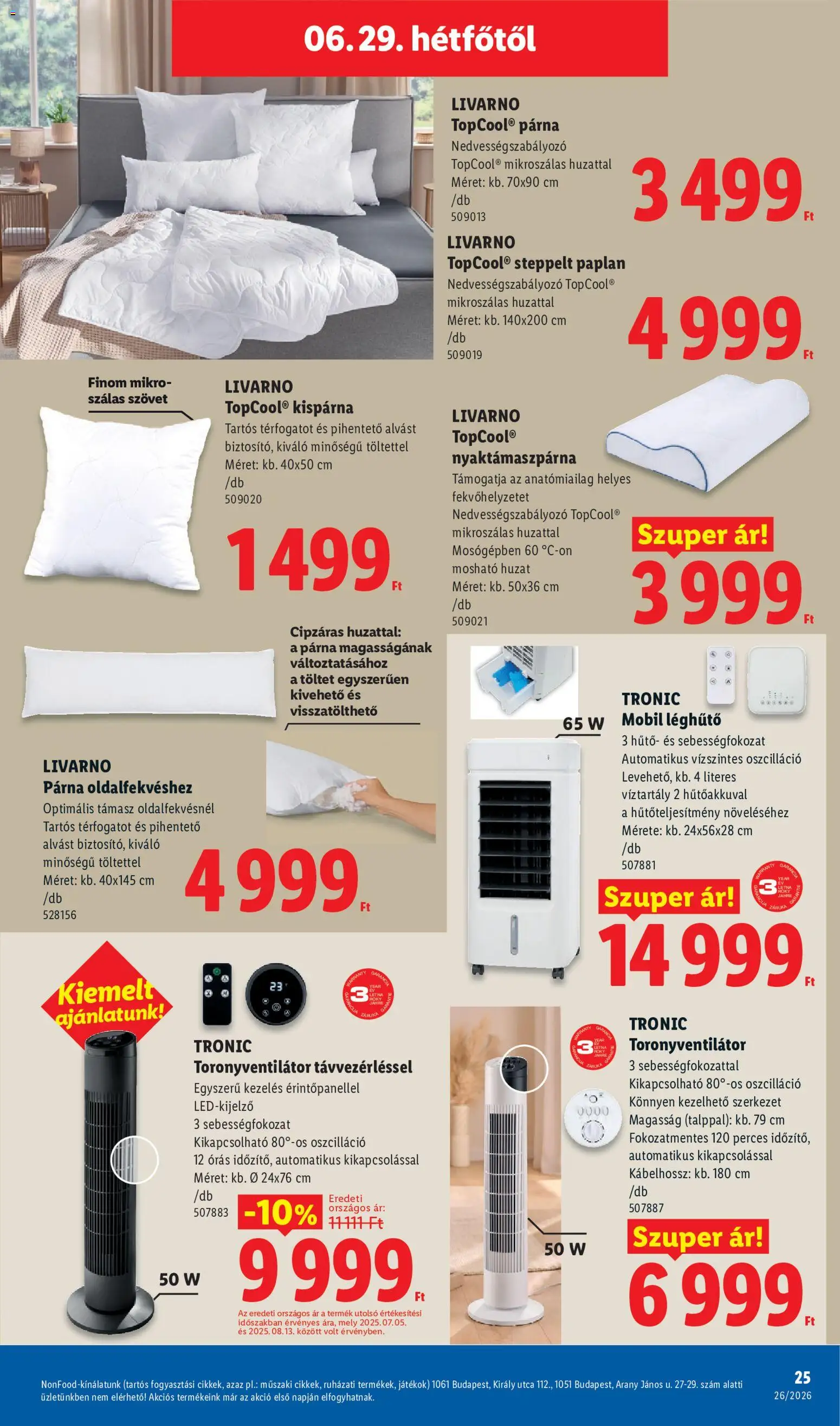 Lidl akciós ujság - amely érvényes a következő dátumtól: 25.06.2026 | Oldal: 25