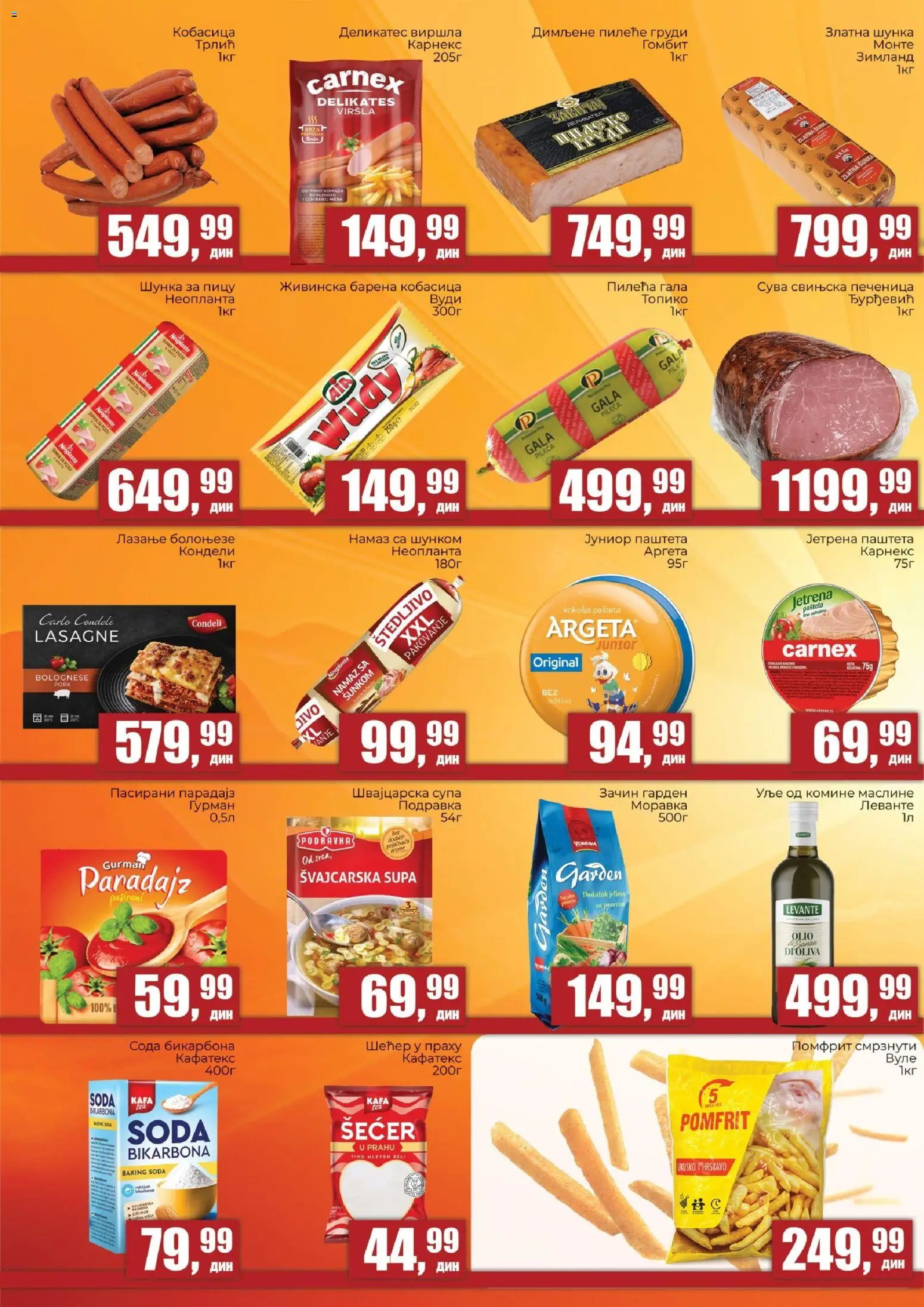 Sunce katalog - važi od 14.07.2026 | Strana: 2 | Proizvode: Šećer, Podravka, Šunka, Pašteta