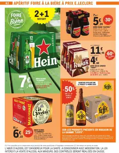 E.Leclerc - Prévisualisation de E.Leclerc catalogue Surgelés valide à partir de 09.06.2026 | Page: 62 | Produits: Goudale, Bière blonde Heineken, Bière, Heineken