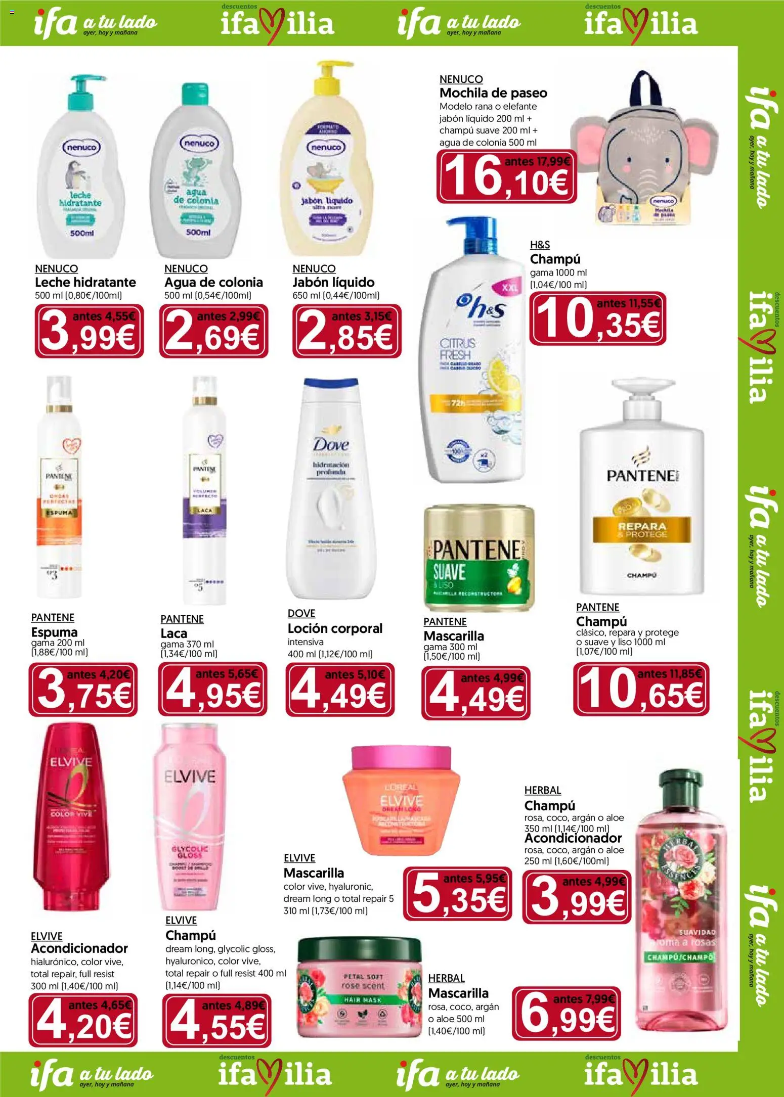 Hiper Usera folleto │ válido desde el 31/08/2026 | Página: 11 | Productos: Agua de colonia, Acondicionador, Leche, Mochila