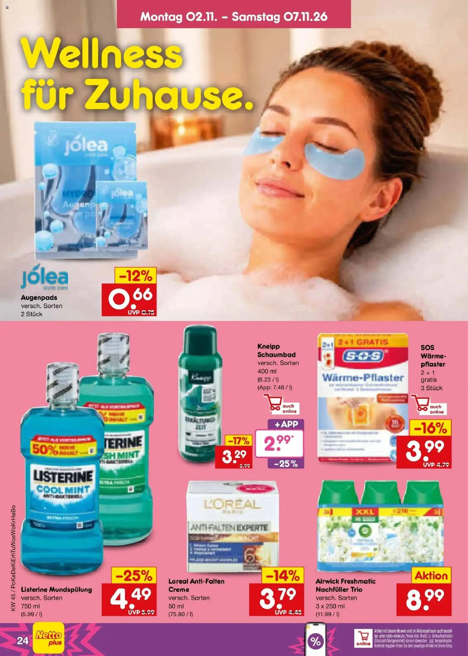 Netto Marken-Discount Prospekt Kruft – gültig ab 02.11.2026 | Seite: 34 | Produkte: Creme, Listerine
