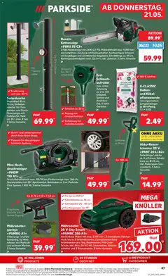 Kaufland DE - DE Folder - Voorbeeld van een folder van Kaufland DE, geldig van 21.05.2026 | Pagina: 47 | Producten: Trimmer, Box
