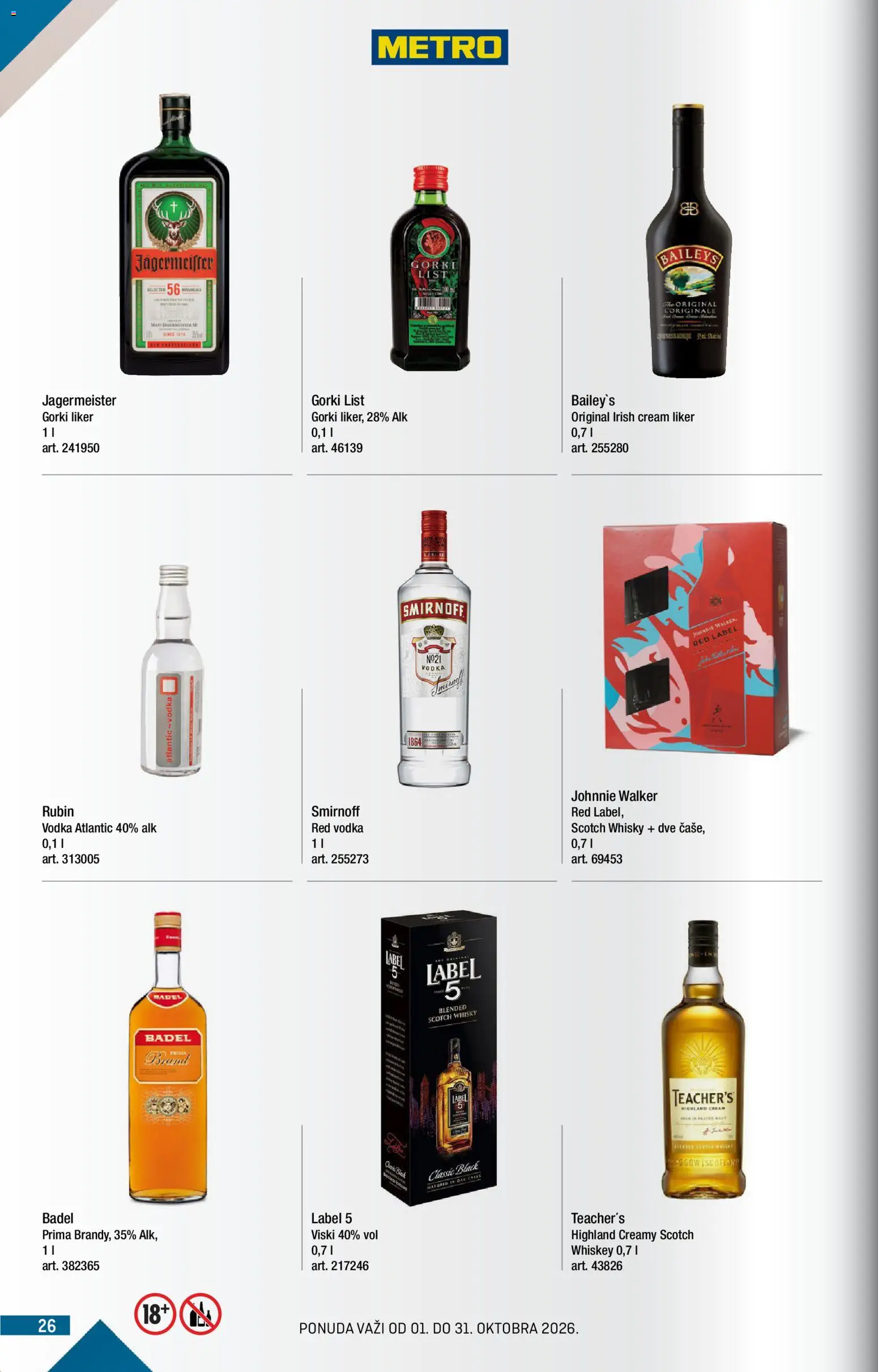 Metro katalog - važi od 01.10.2026 | Strana: 26