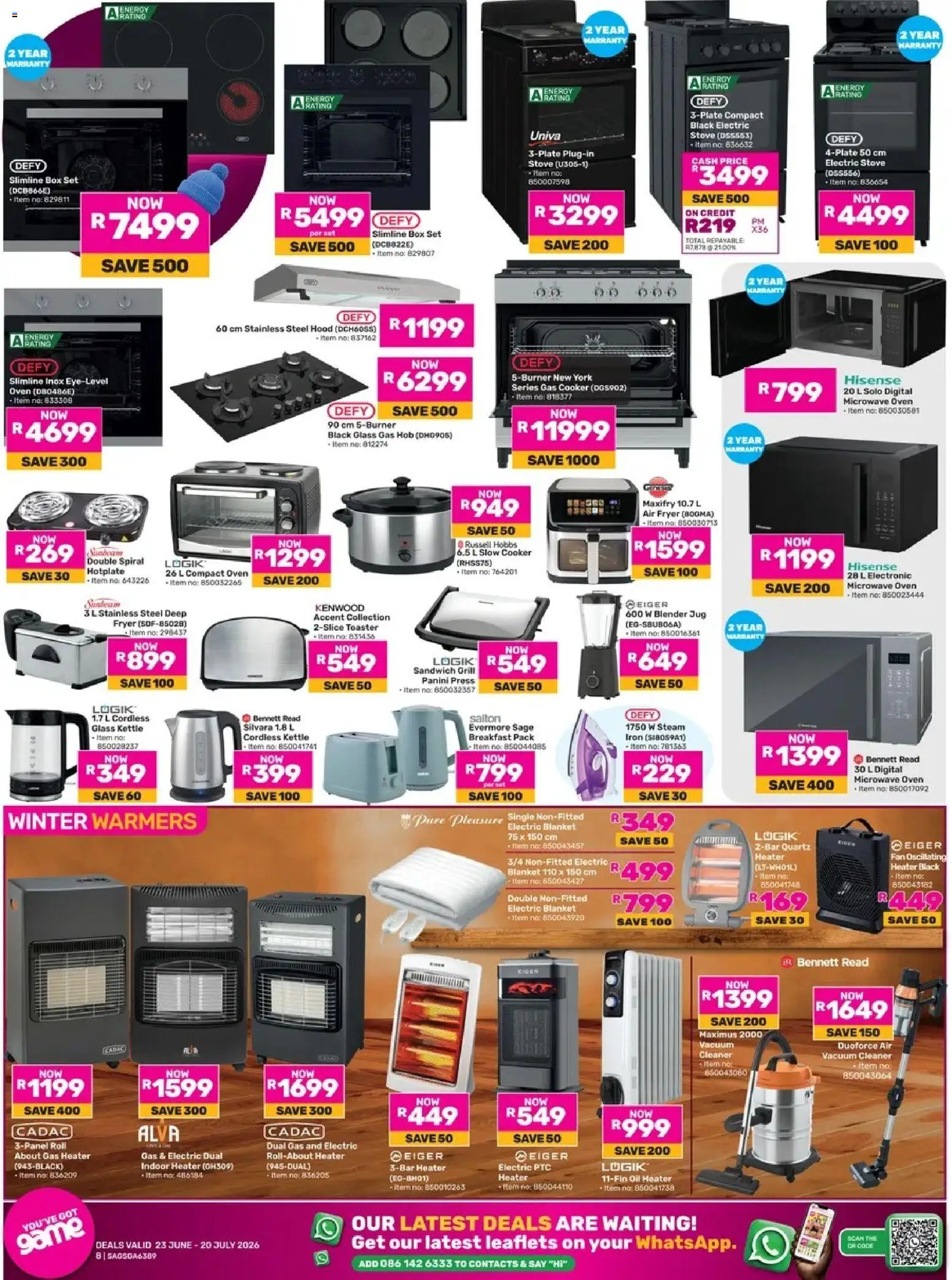 Game - Catalogue valid from 23/06/2026 | Page: 8 | Products: Box, Fan, Grill, Kettle