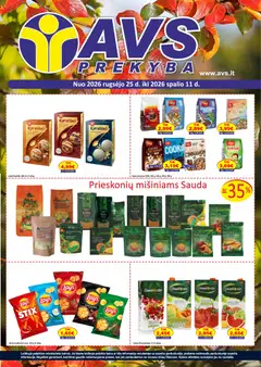 AVS leidinys galioja nuo 2026.09.25