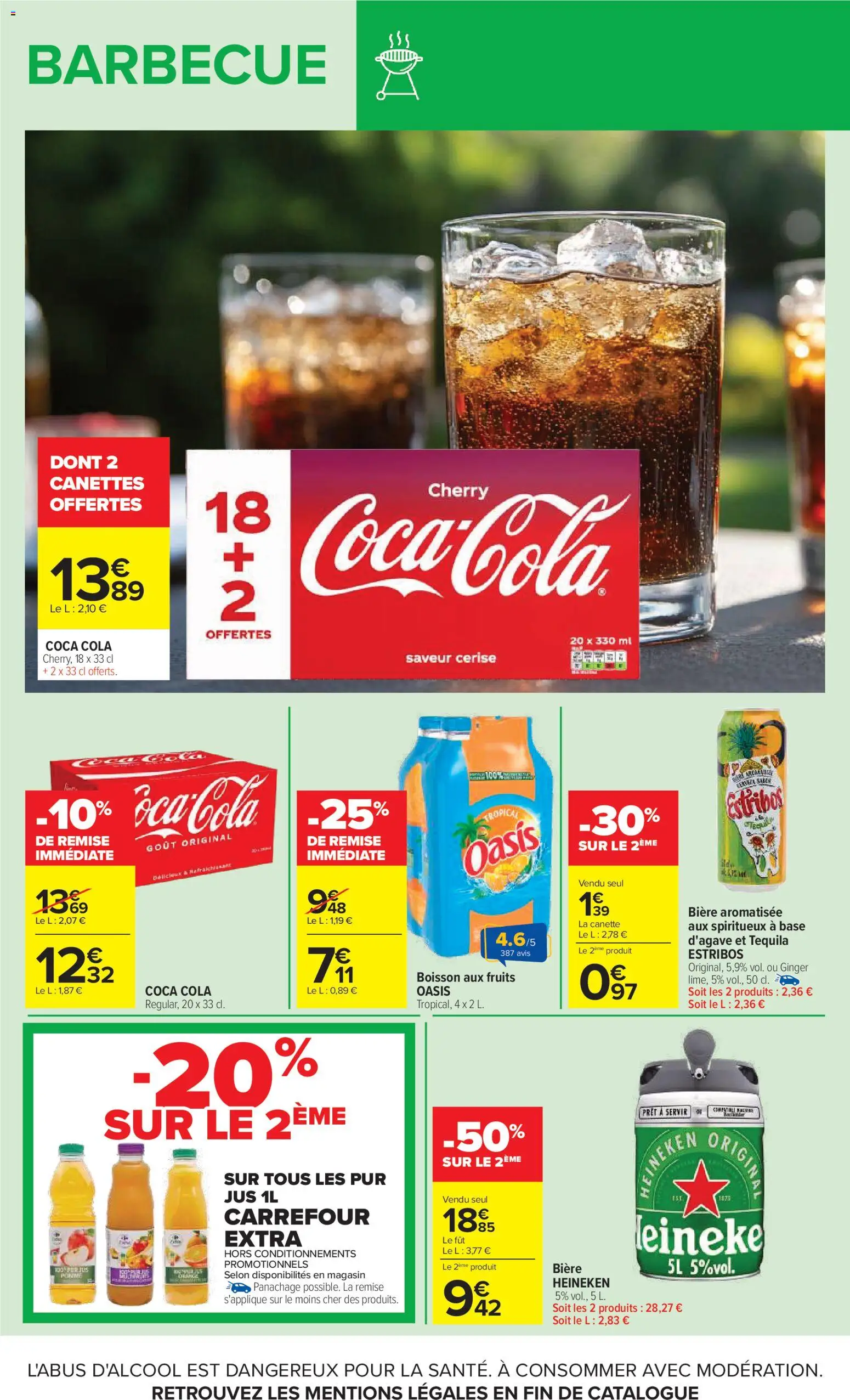 {H1} | Page: 23 | Produits: Barbecue, Tequila, Jus, Heineken