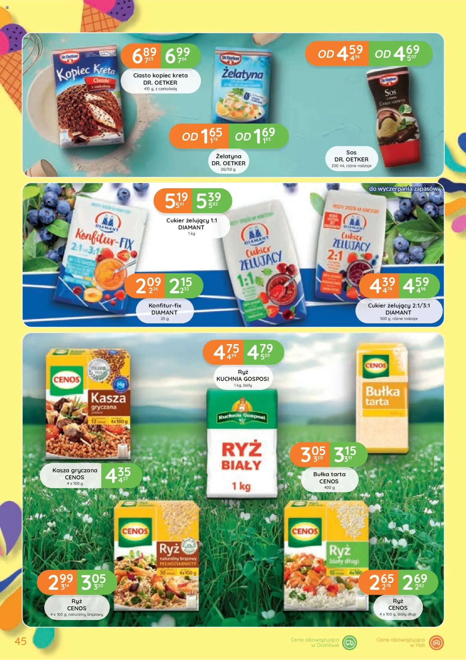 Eurocash gazetka od 25.06.2026 | Strona: 45 | Produkty: Kasza, Ciasto, Kasza gryczana, Kopiec Kreta