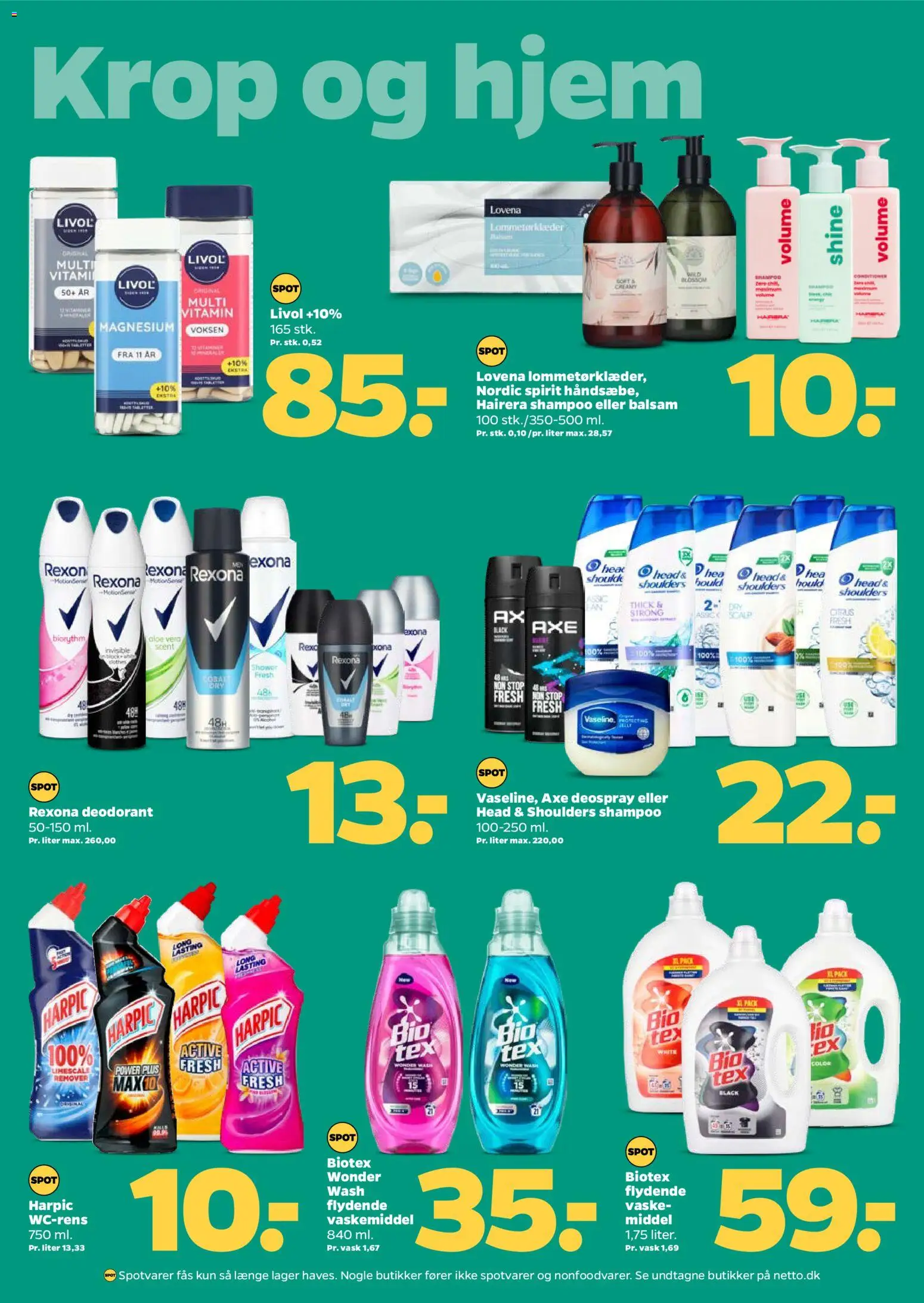 Netto tilbudsavis – gyldig fra 23.05.2026 | Side: 16 | Produkter: Shampoo, Balsam, Deodorant, Toilet