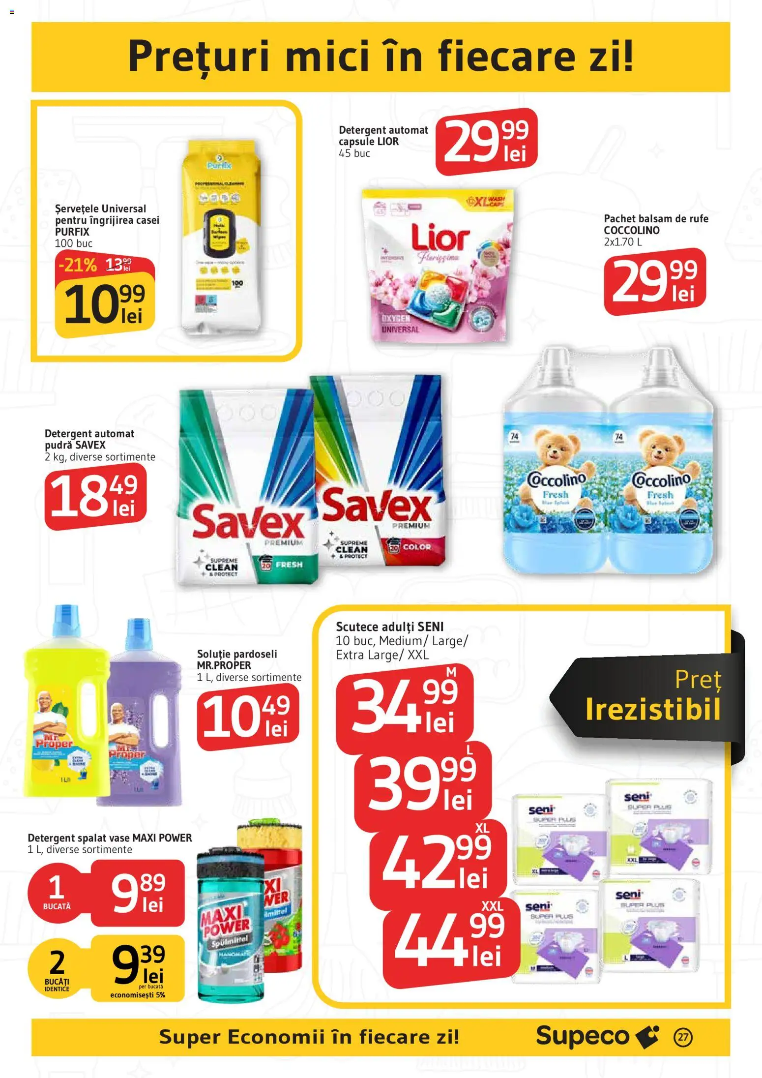 Noul catalog Supeco – valabil de la 20.08.2026 | Pagină: 27 | Produse: Clean, Vase, Balsam, Plus