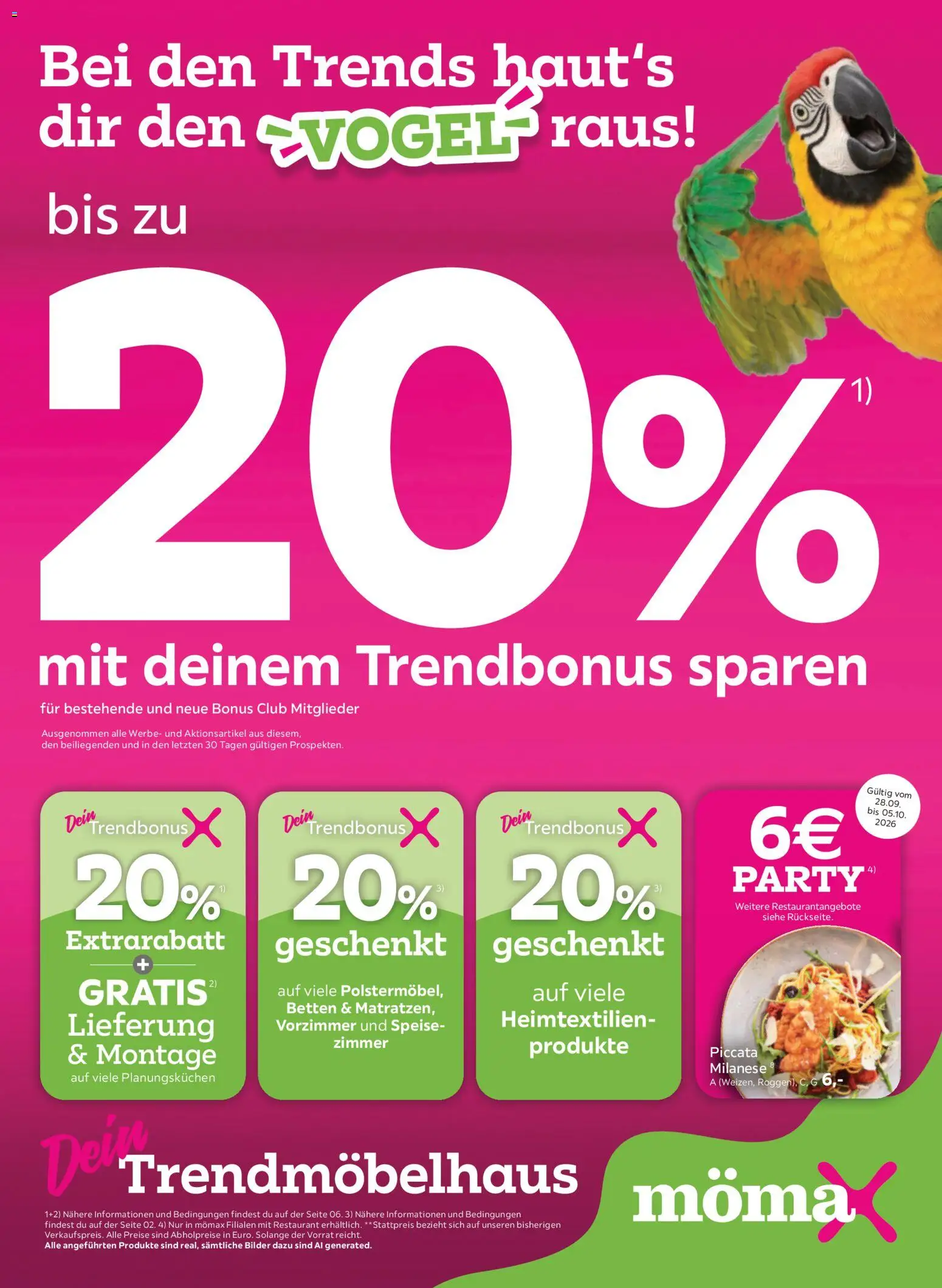 Mömax Prospekt – gültig ab 28.09.2026 | Seite: 1 | Produkte: Bilder