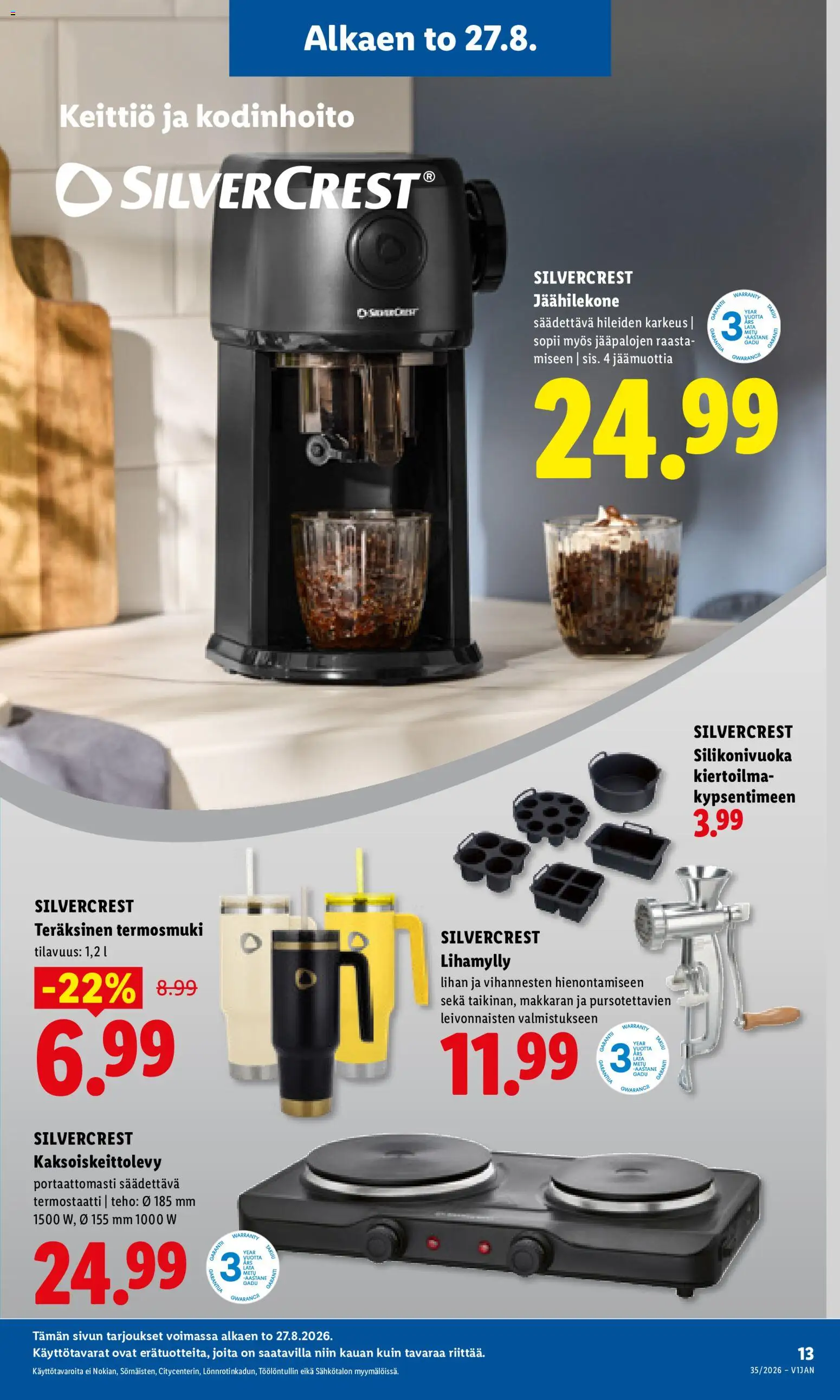 Lidl tarjoukset - Tampere – voimassa 27/08/2026 alkaen | Sivu: 17