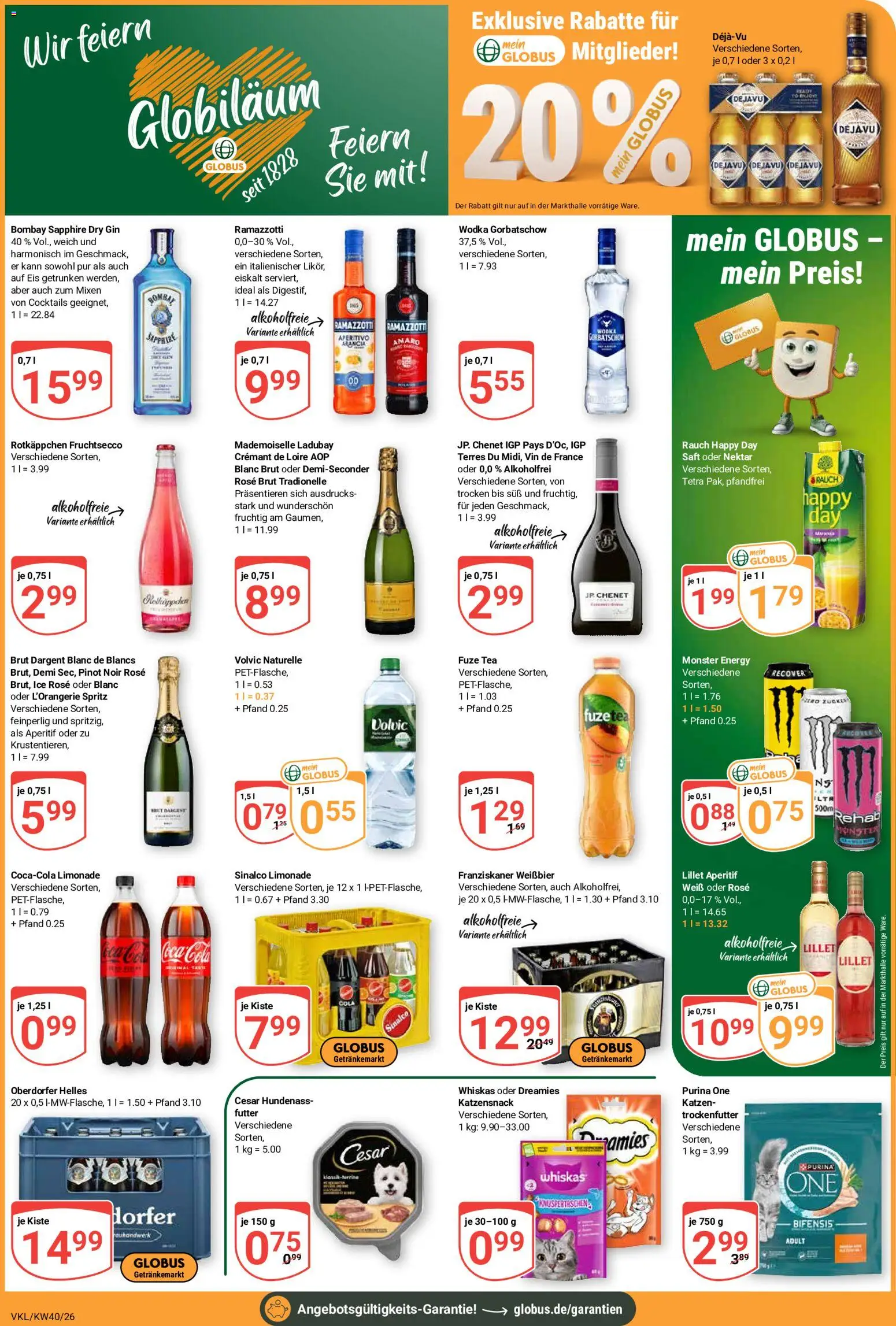 Globus Prospekt Völklingen – gültig ab 28.09.2026 | Seite: 5 | Produkte: Brut dargent, Wodka, Eis, Ramazzotti