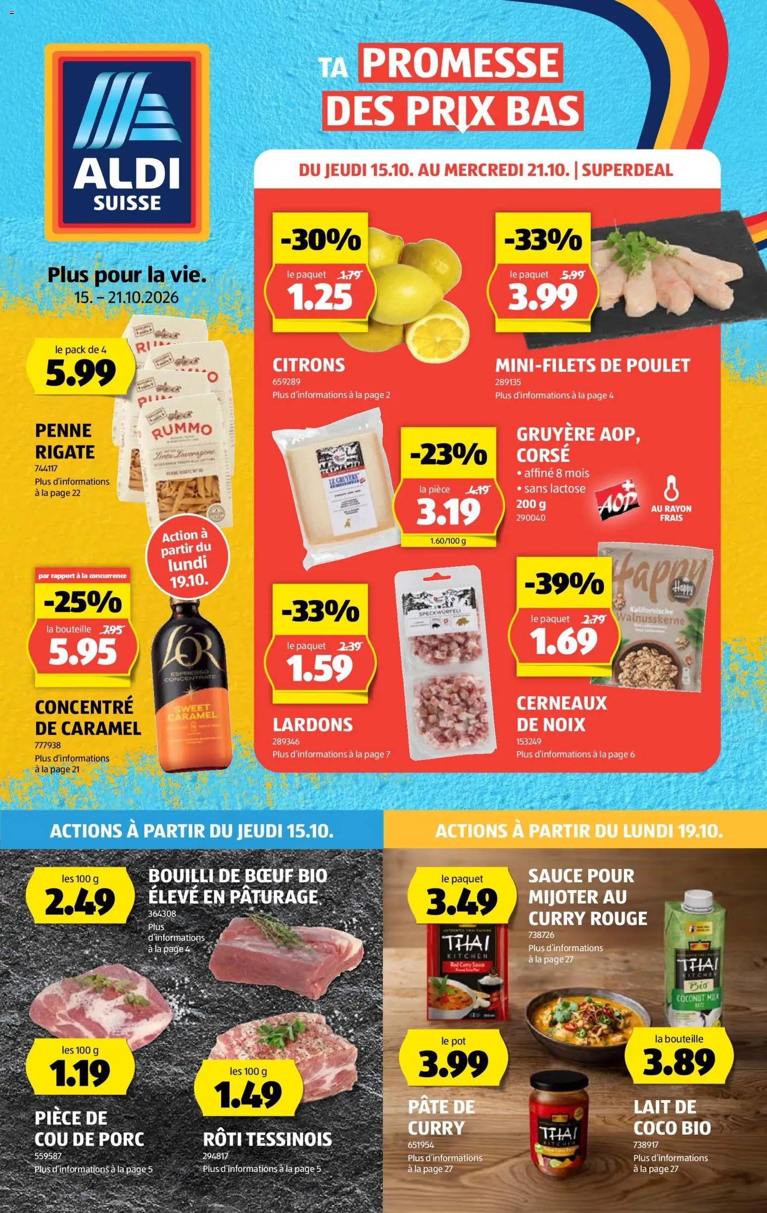 Aldi aktionen FR – gültig ab 15.10.2026 | Seite: 1 | Produkte: Rouge